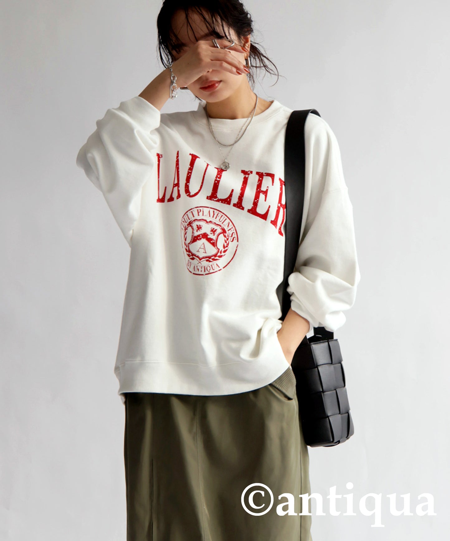 College Logo Sweatshirt Ladies