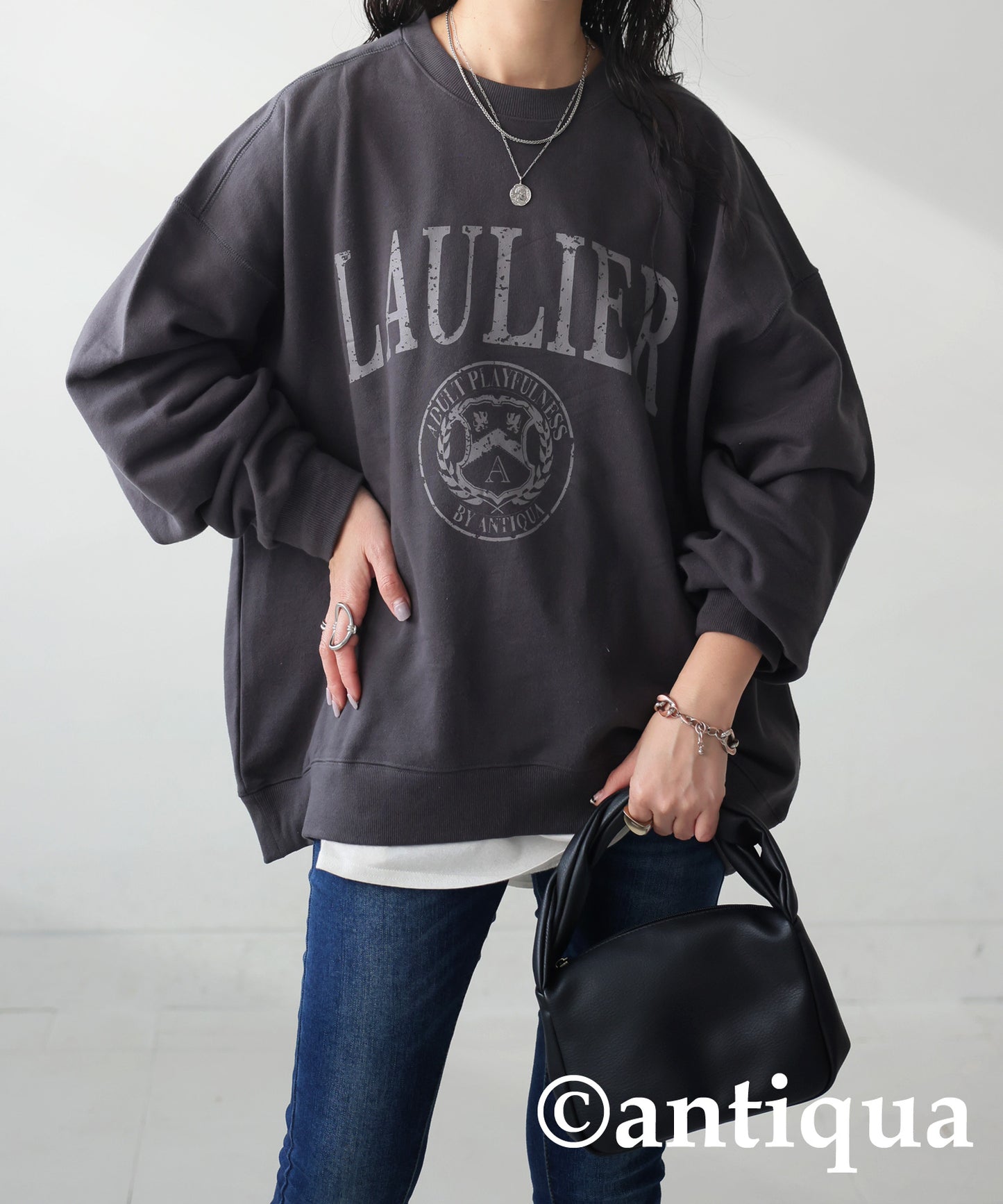 College Logo Sweatshirt Ladies