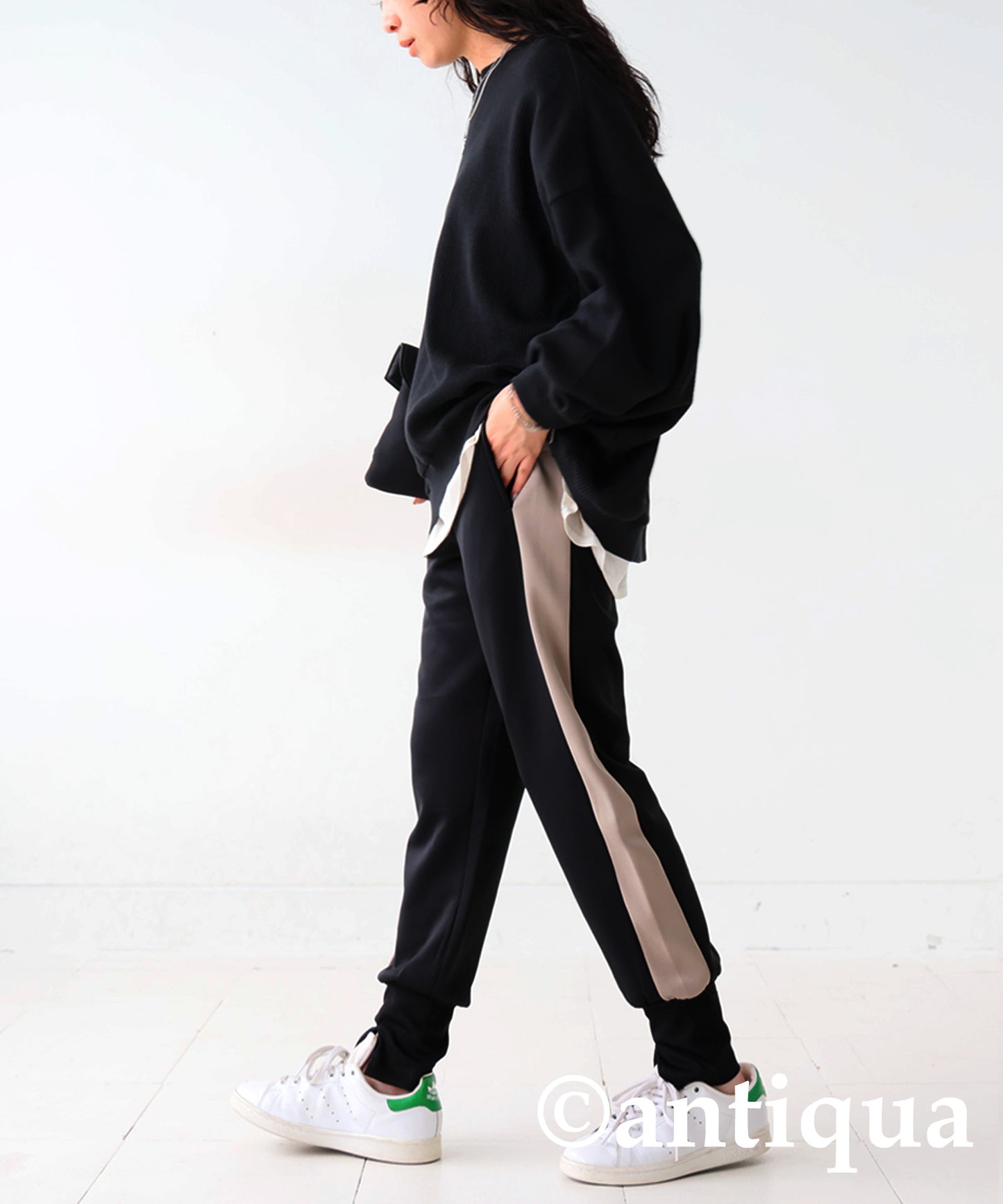 Slit Jogger Track Pants Ladies