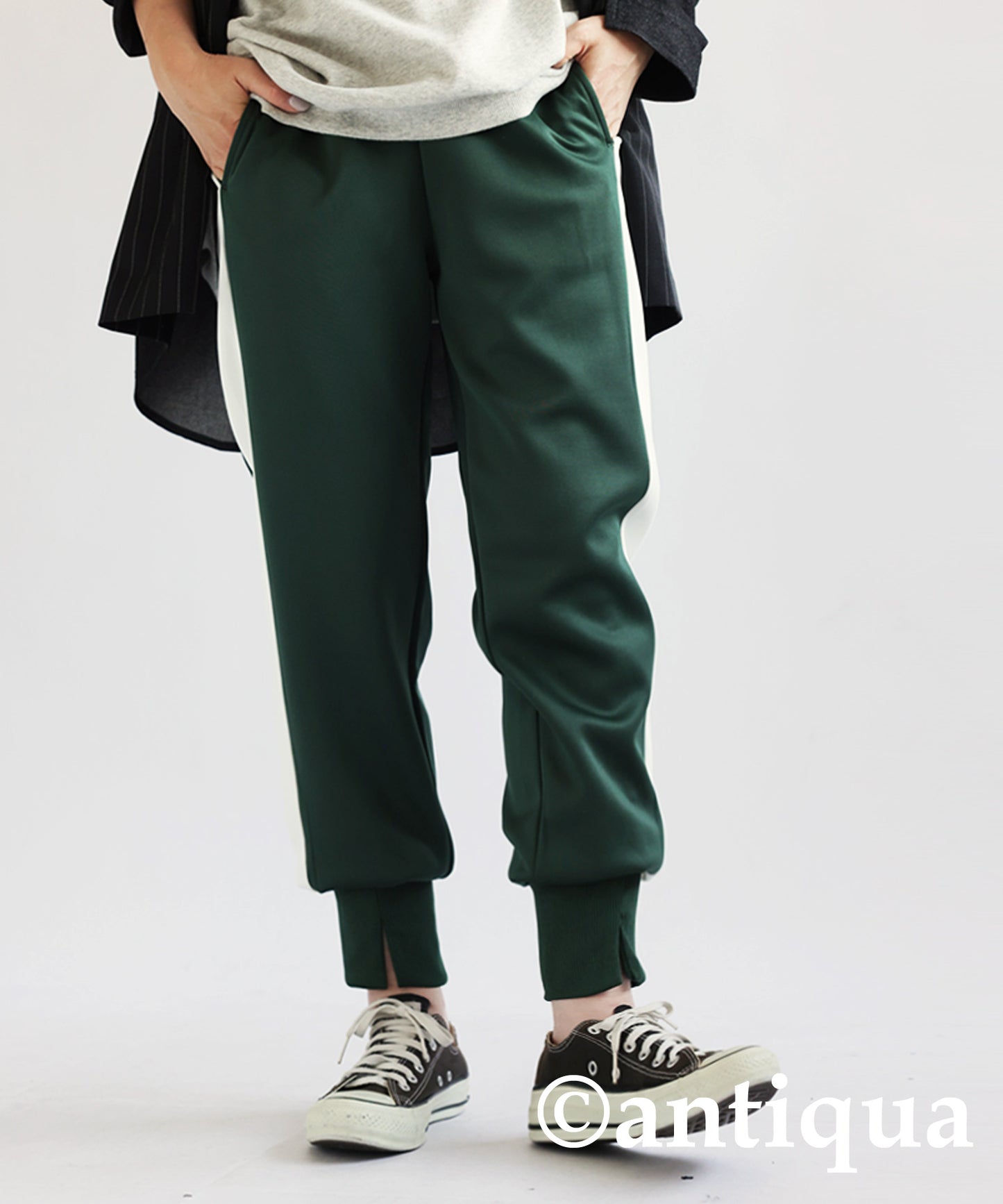 Slit Jogger Track Pants Ladies