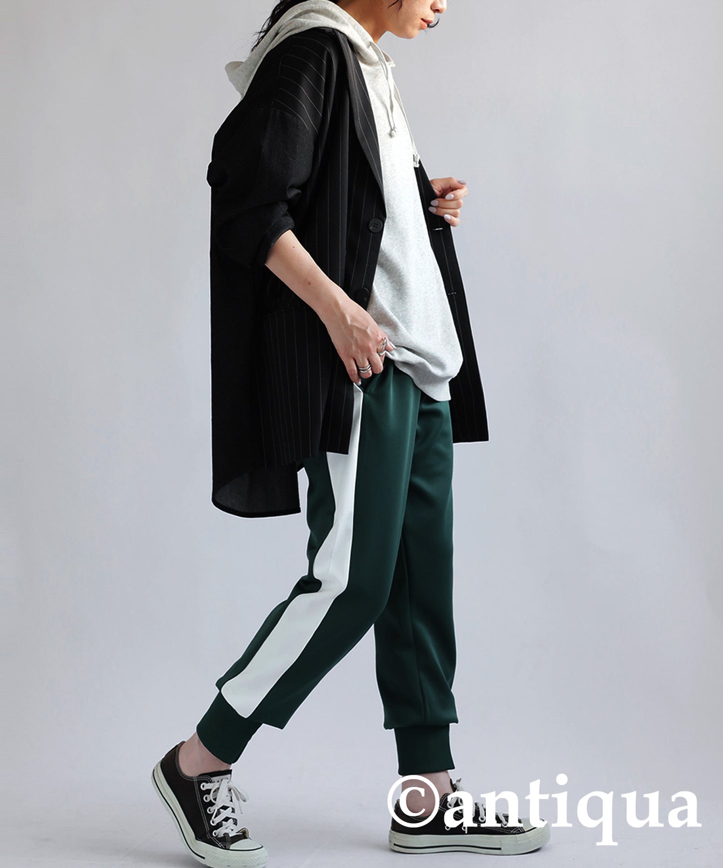 Slit Jogger Track Pants Ladies