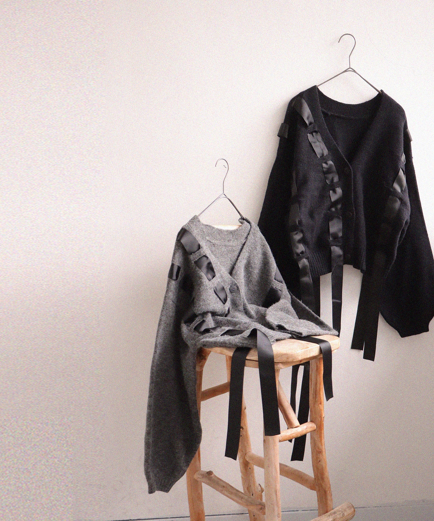 Ribbon Tape Cardigan Ladies