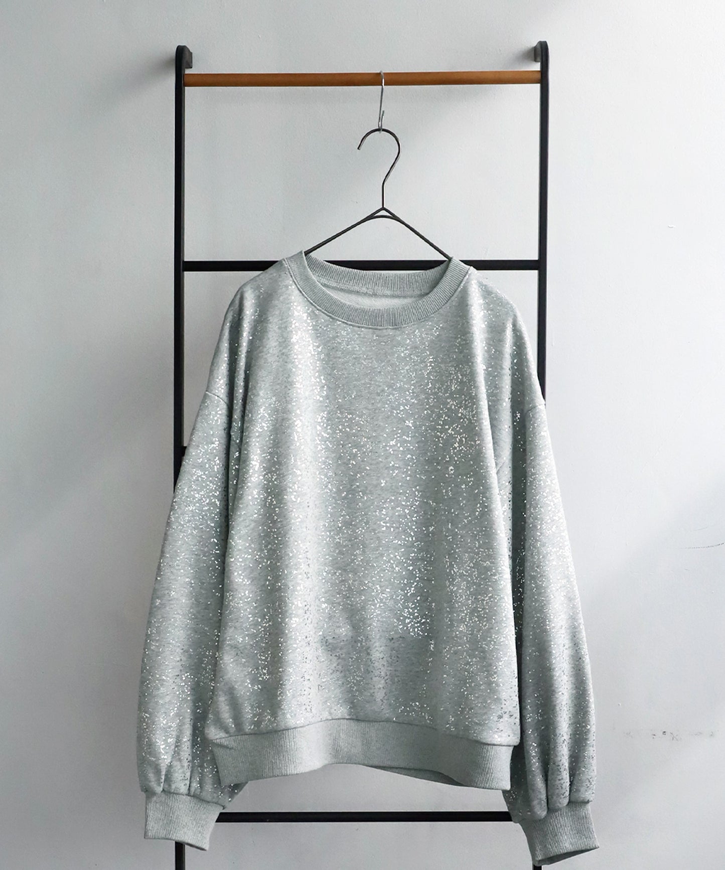 Foil Fleece Sweatshirt Ladies