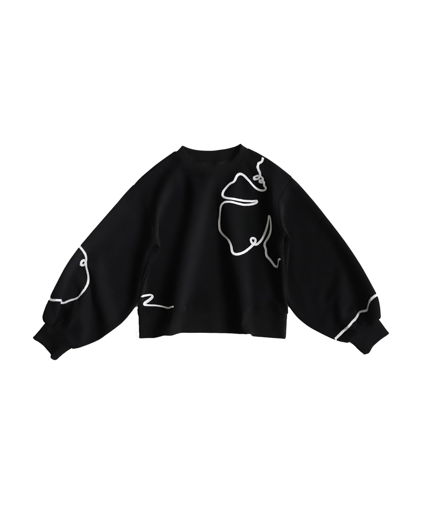 Line Short Sweatshirt Ladies