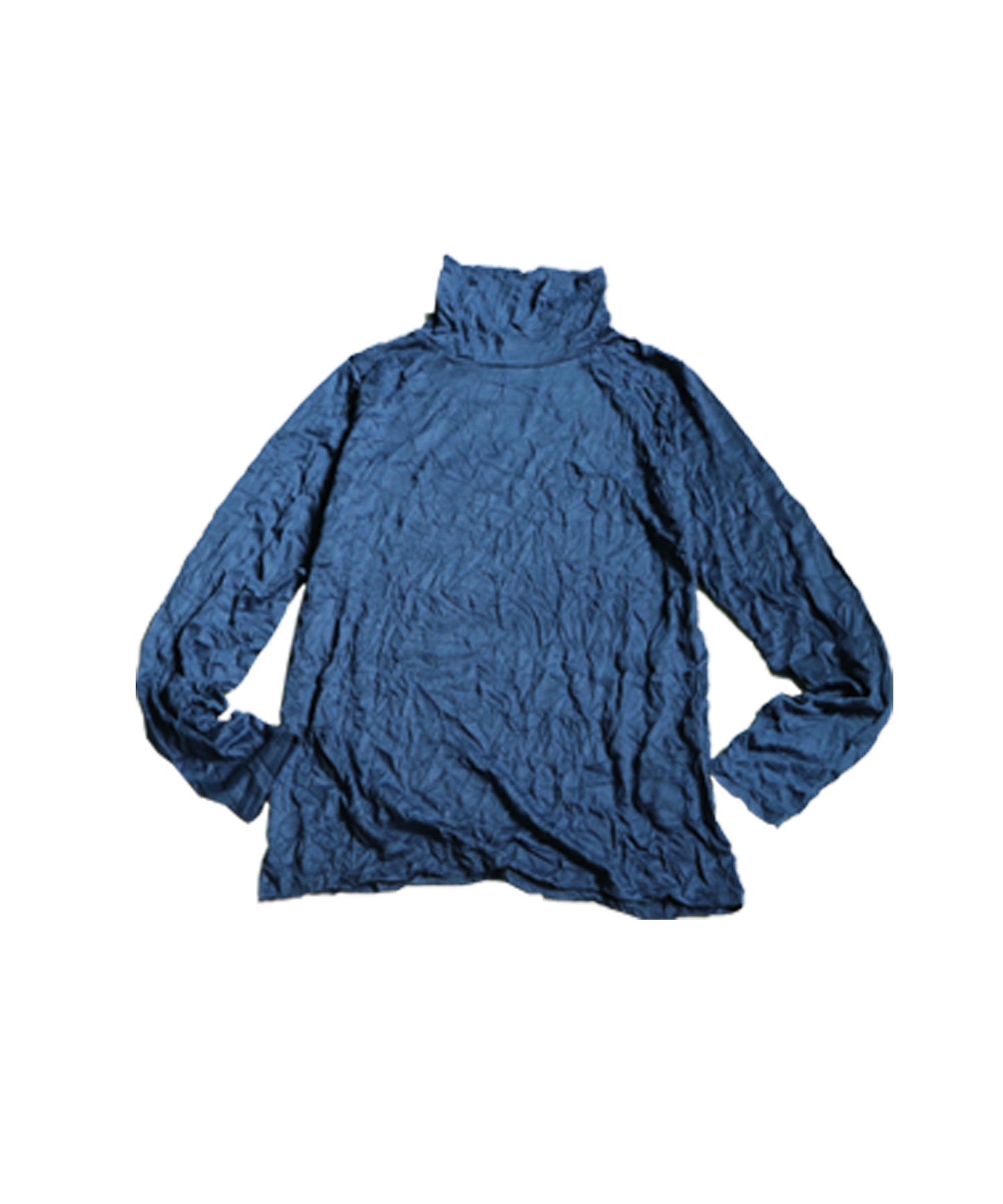 Crinkle High Neck Tops Ladies
