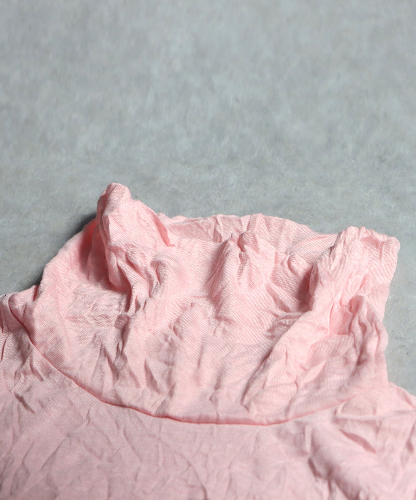 Crinkle High Neck Tops Ladies