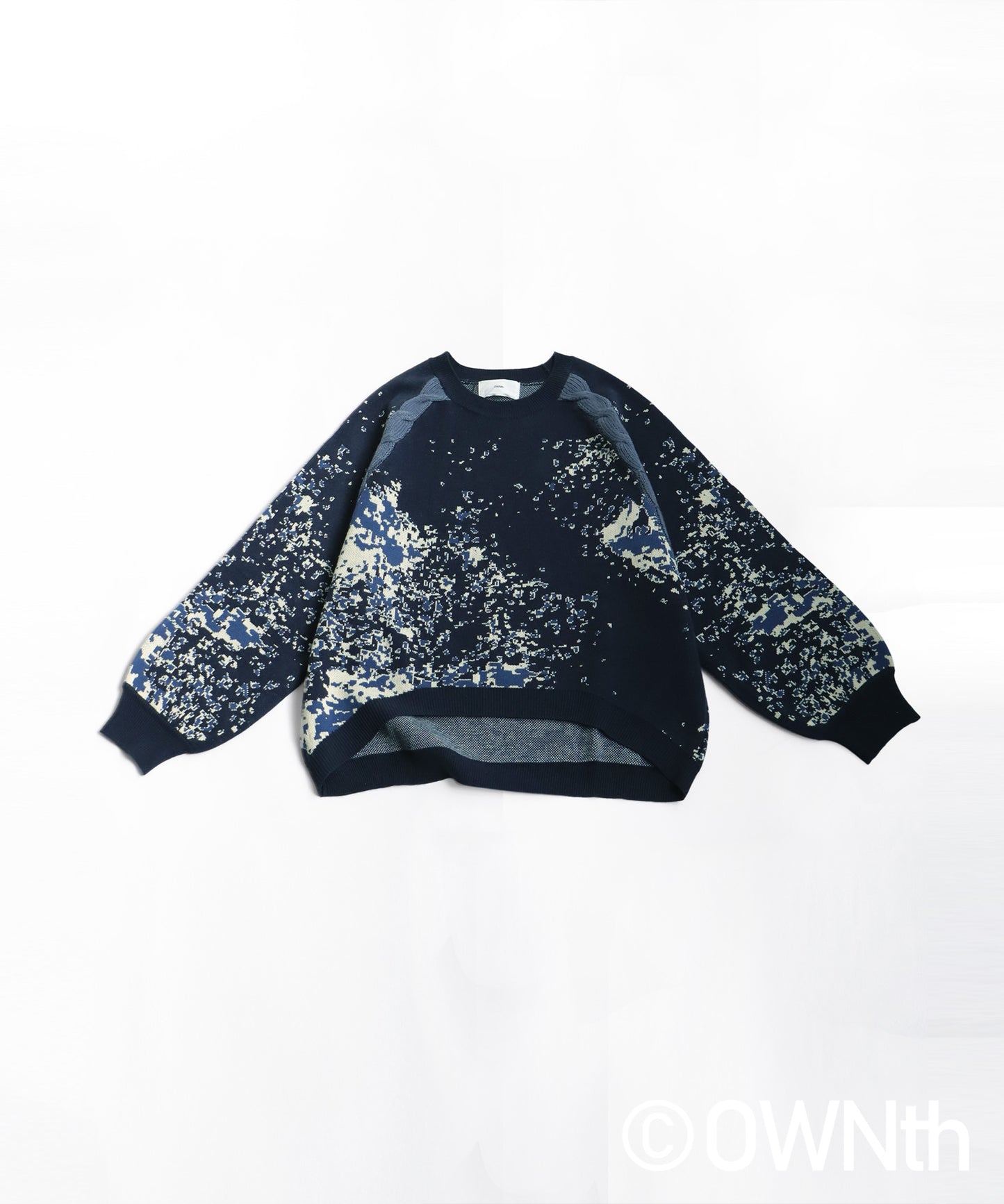 OWNth Dot Gradation Raglan Knit Ladies