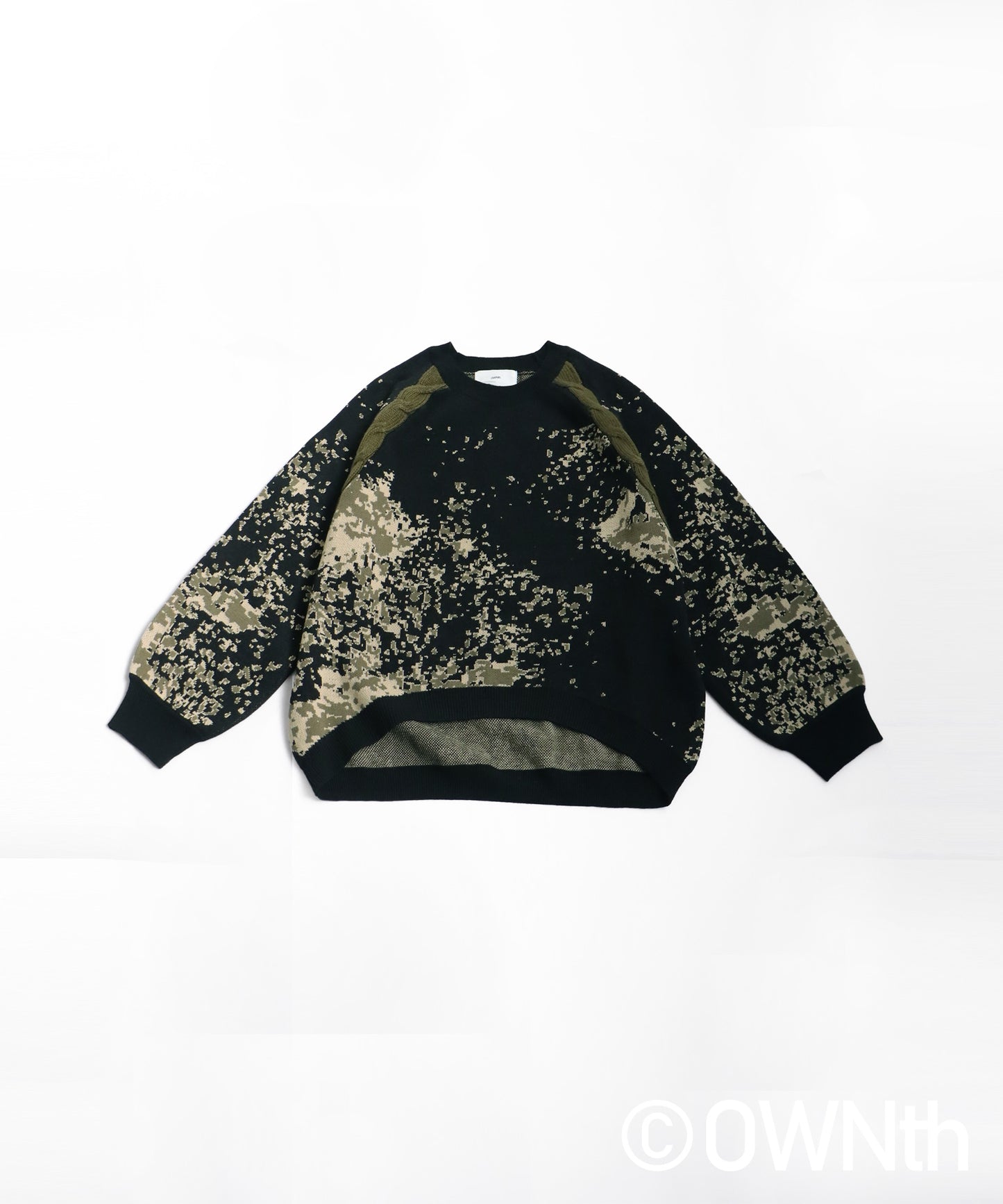 OWNth Dot Gradation Raglan Knit Ladies