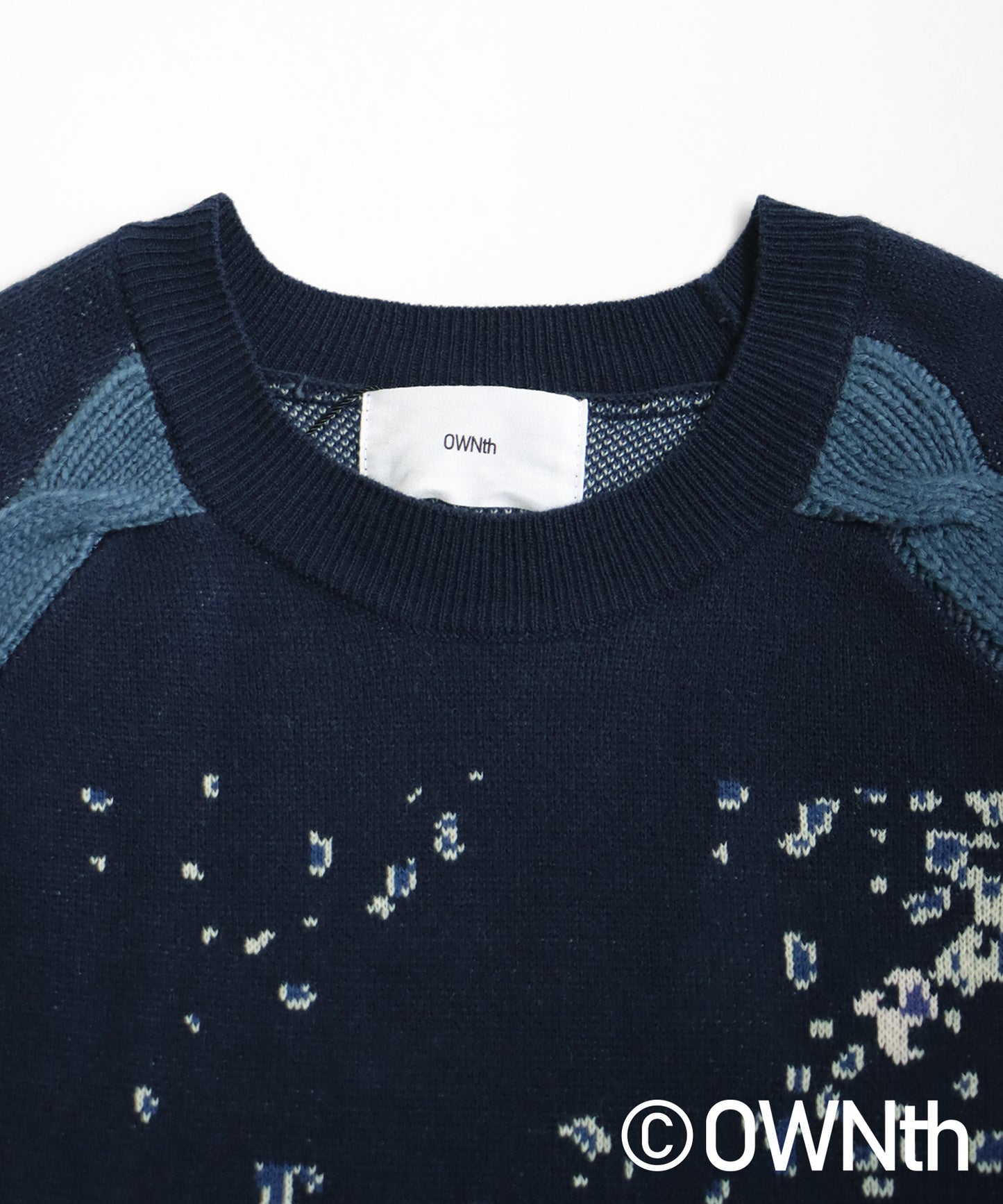 OWNth Dot Gradation Raglan Knit Ladies