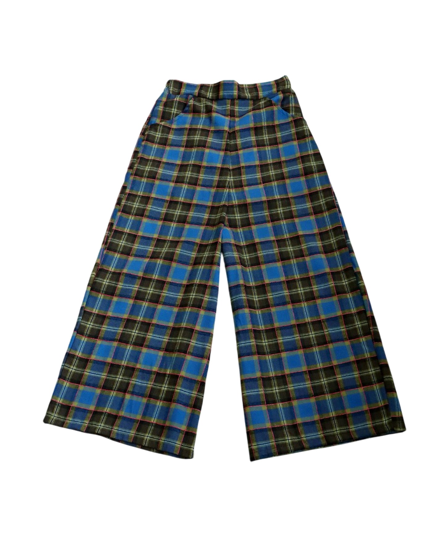 Tartan Wide Pants Ladies