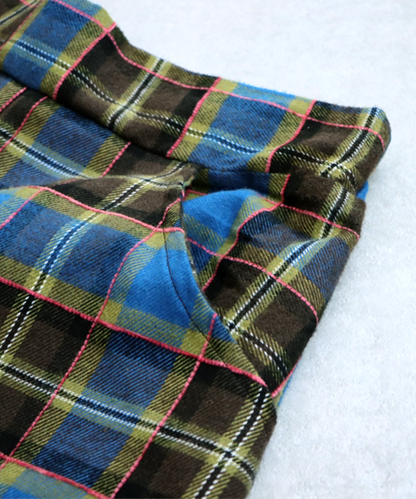 Tartan Wide Pants Ladies