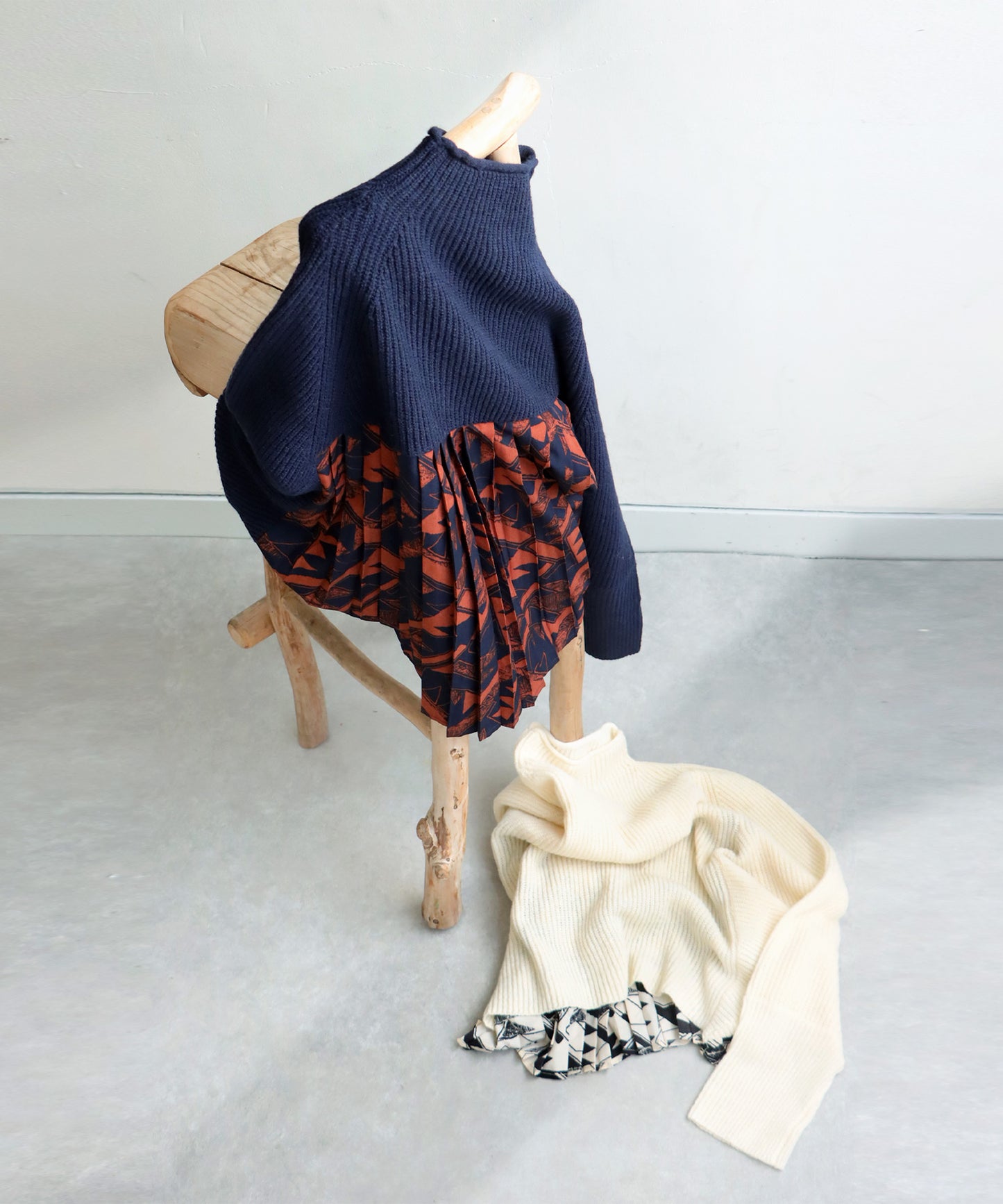 High Neck Knit Ladies