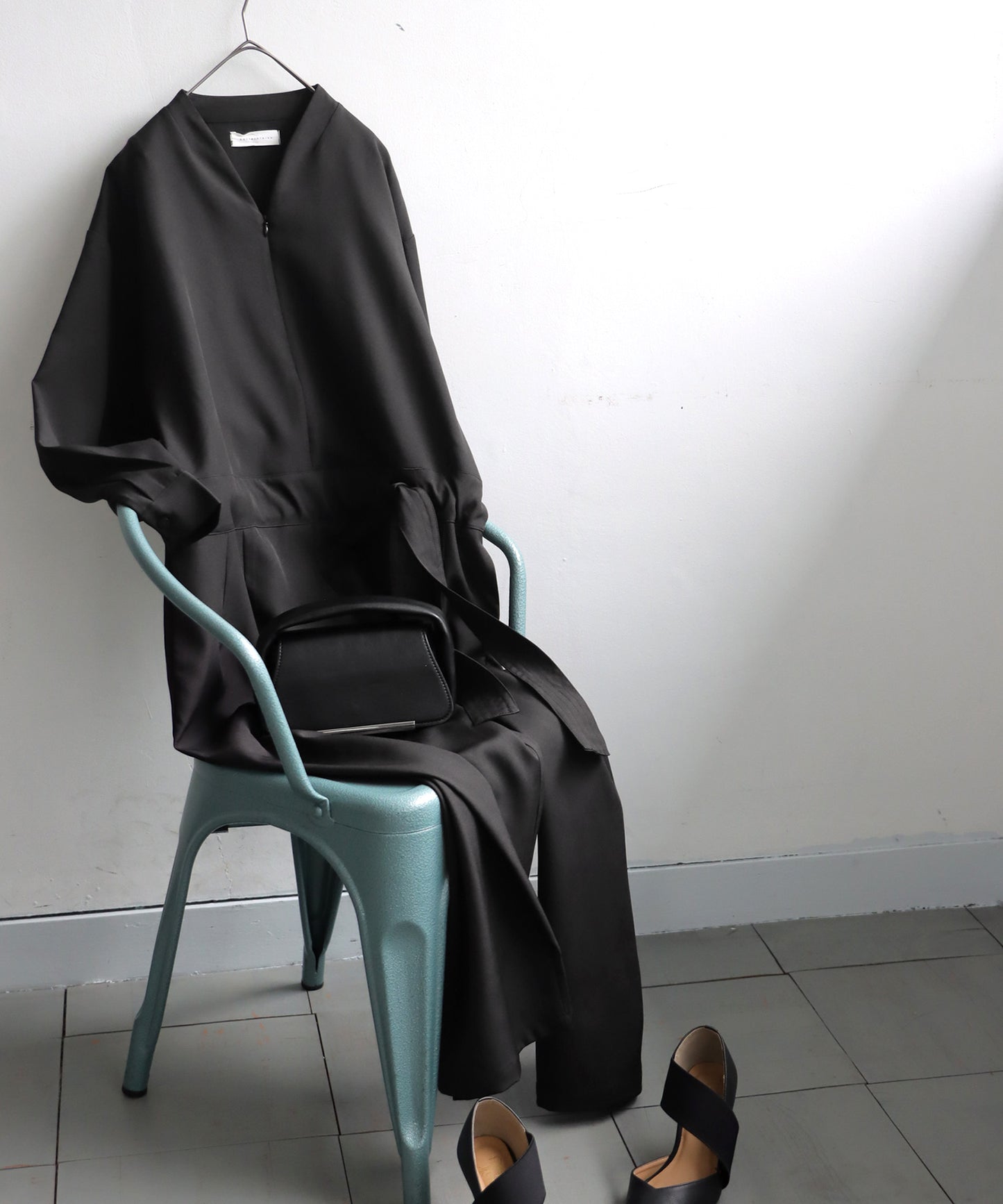 Belt Design Jumpsuit Ladies