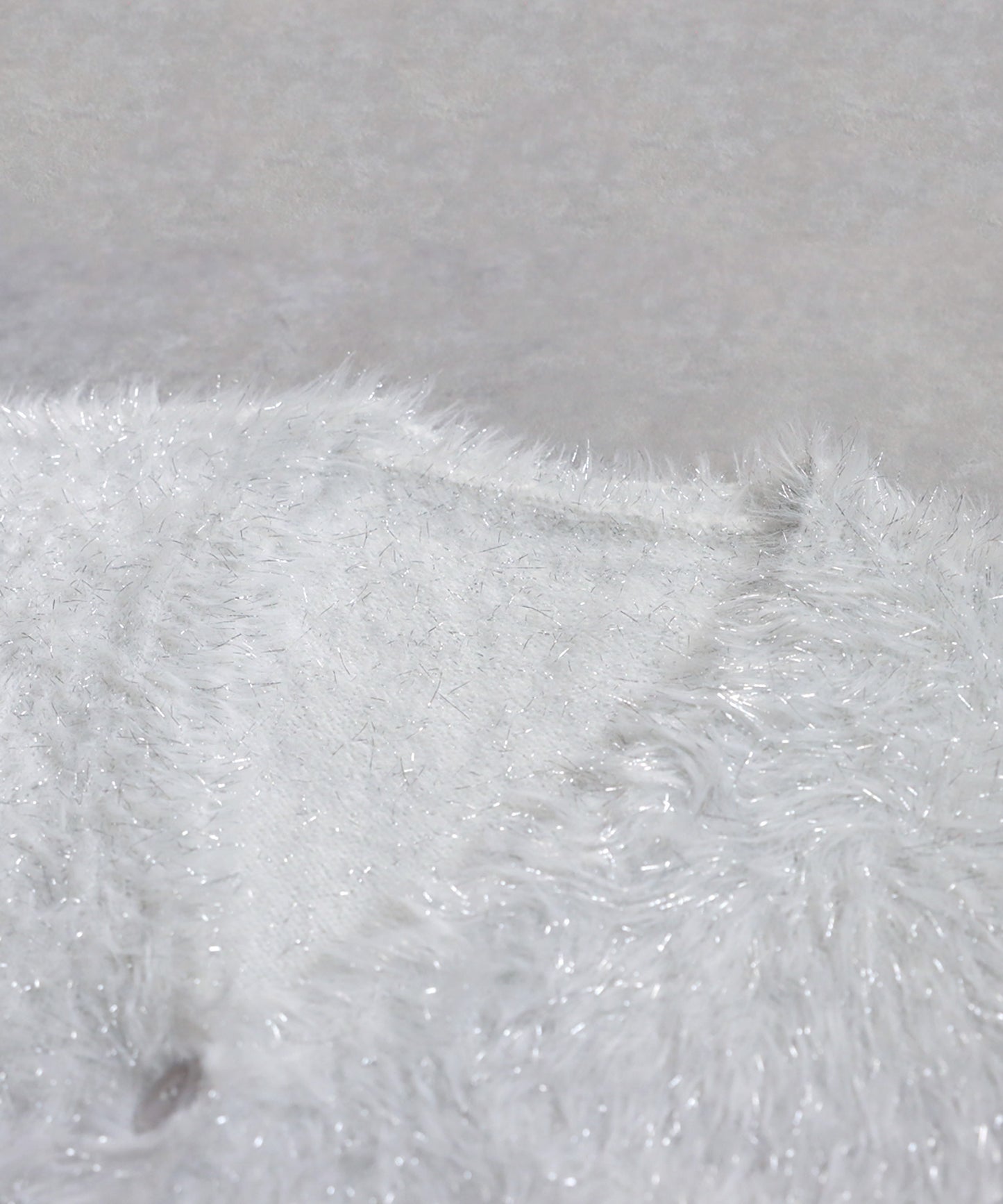 Glitter Shaggy Knit Cardigan Ladies