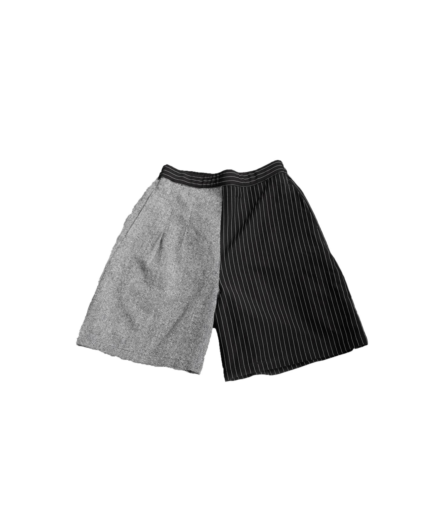 Different Material Docking Shorts Ladies