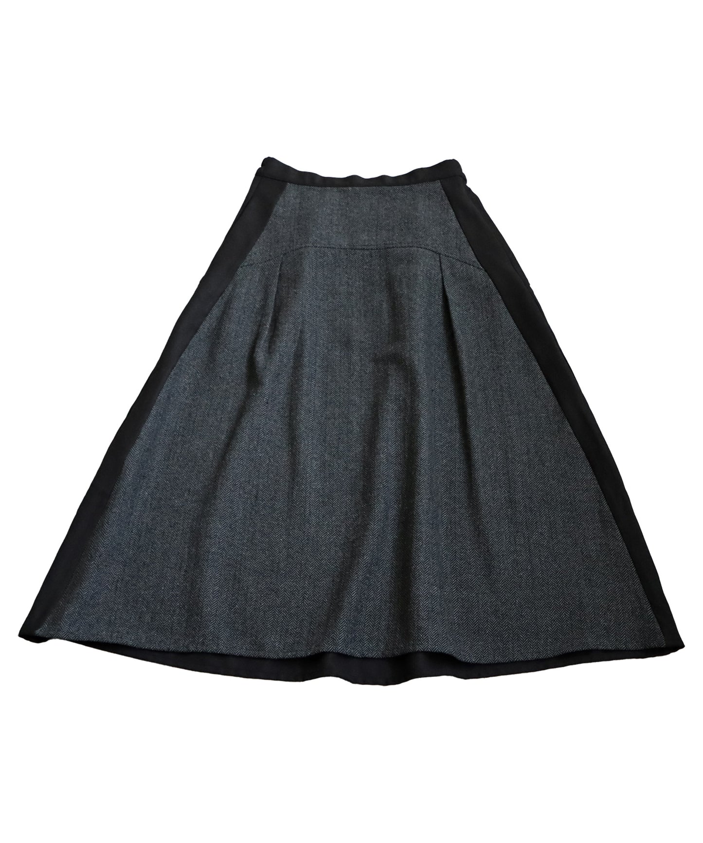 Skirt with Different Materials Ladies