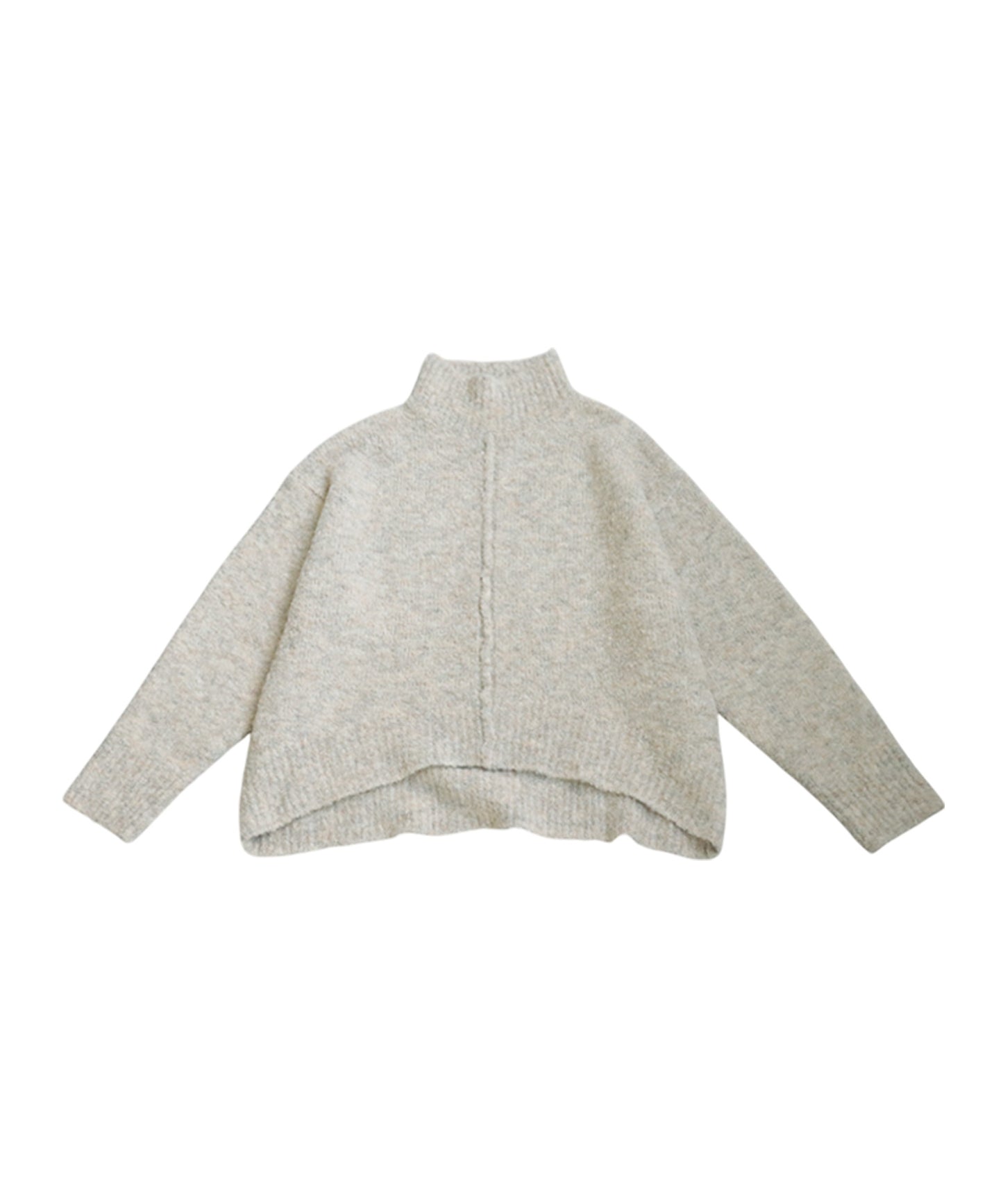 Boucle High Neck Knit Ladies