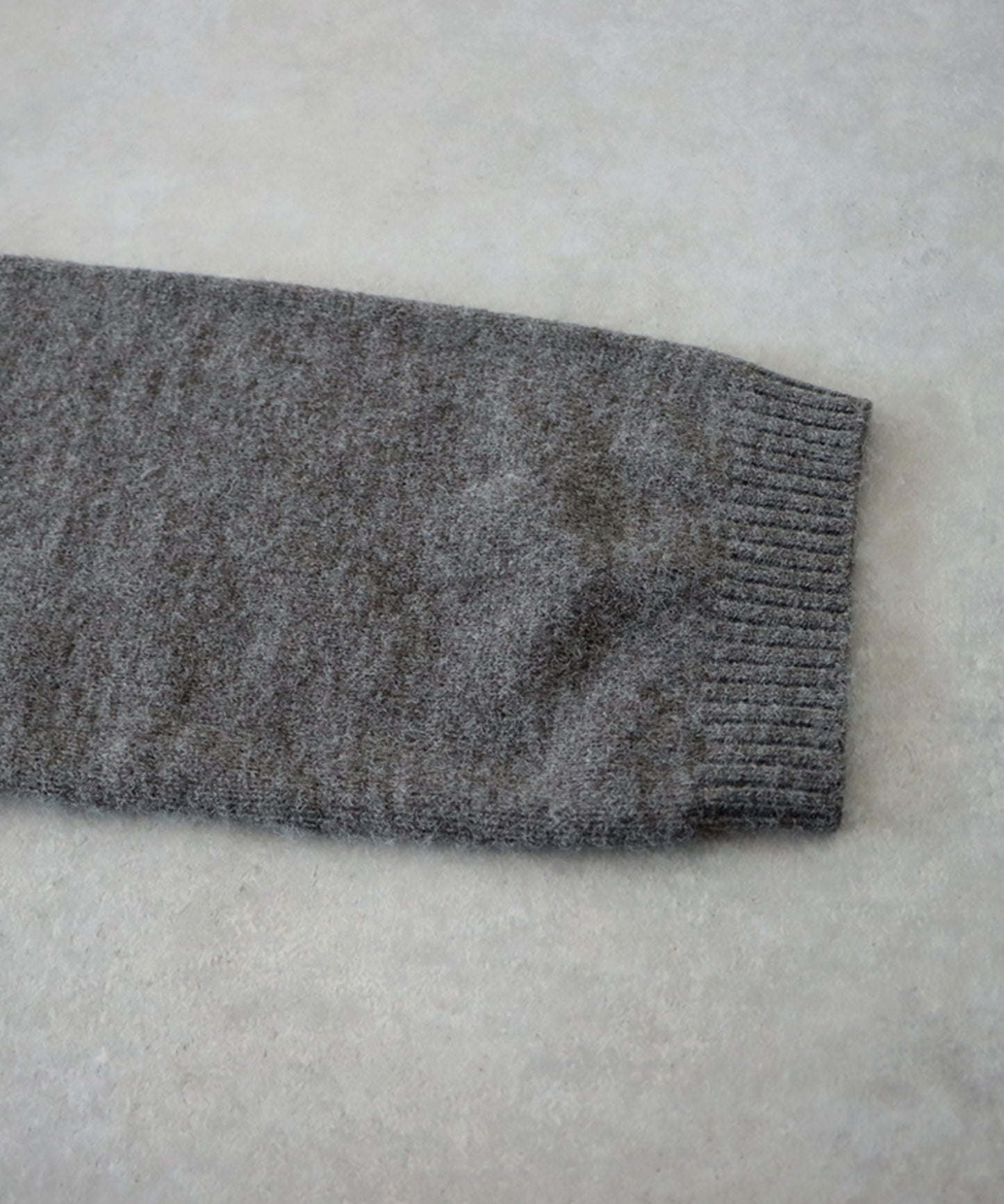 High Neck Slit Knit Ladies
