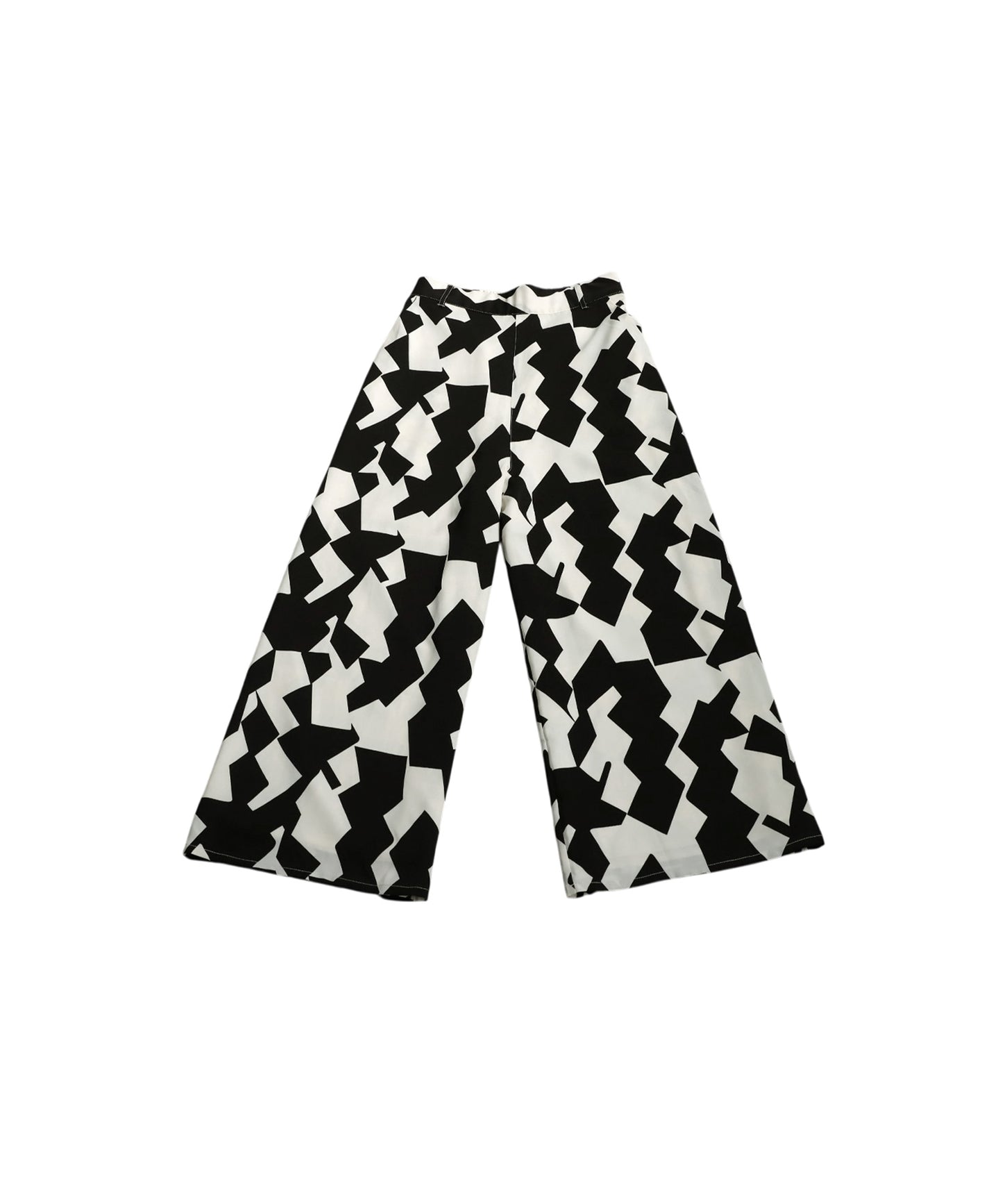 Monotone Pattern Pants Ladies