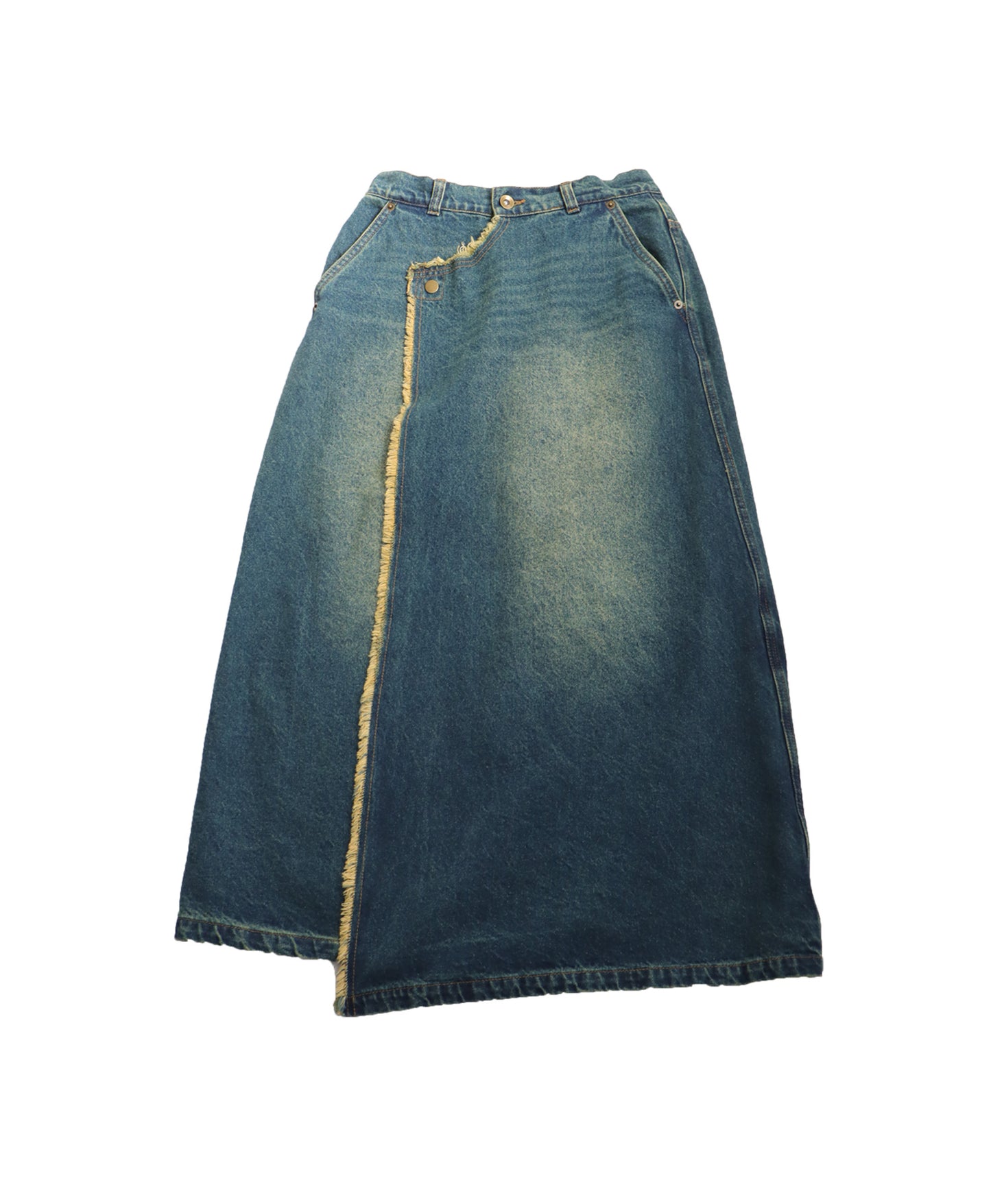 Denim Wrap Skirt Ladies