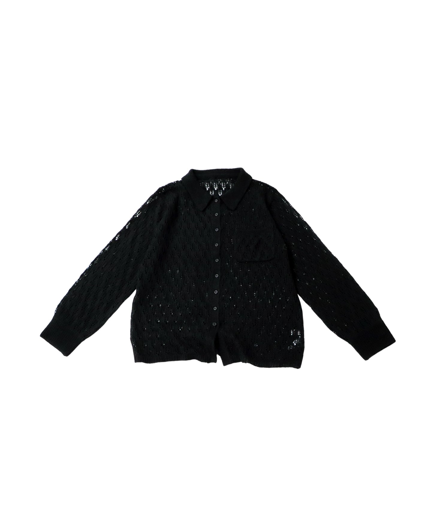 Openwork Shirt Knit Ladies