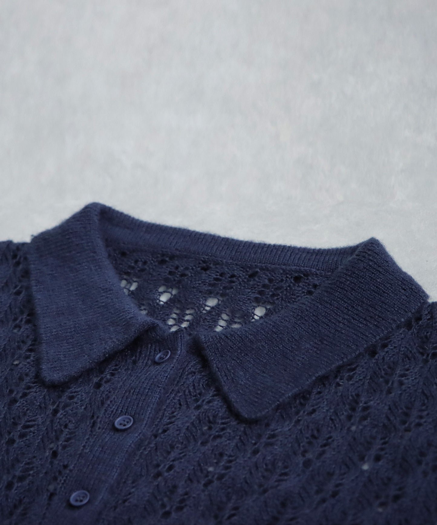 Openwork Shirt Knit Ladies