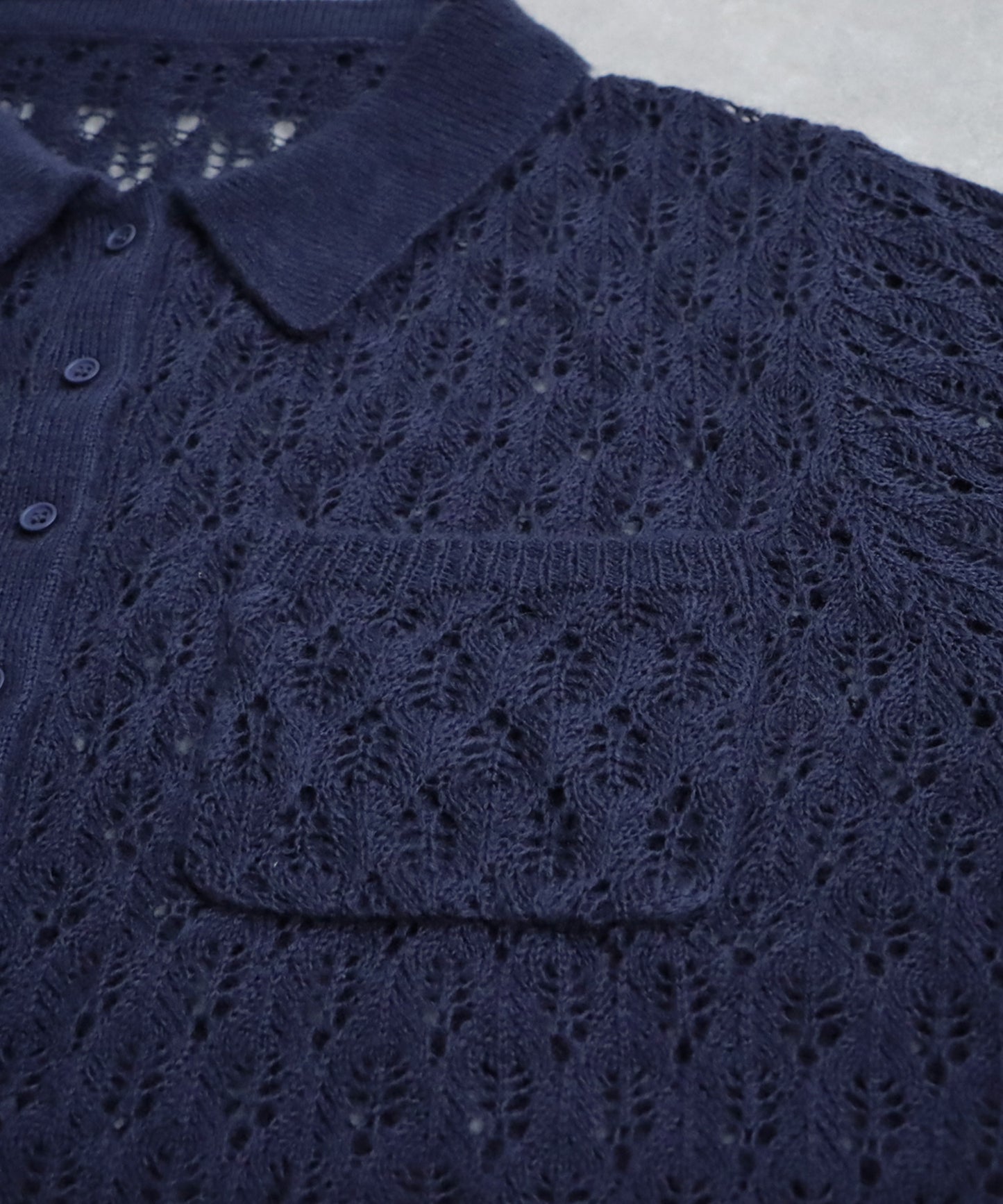 Openwork Shirt Knit Ladies