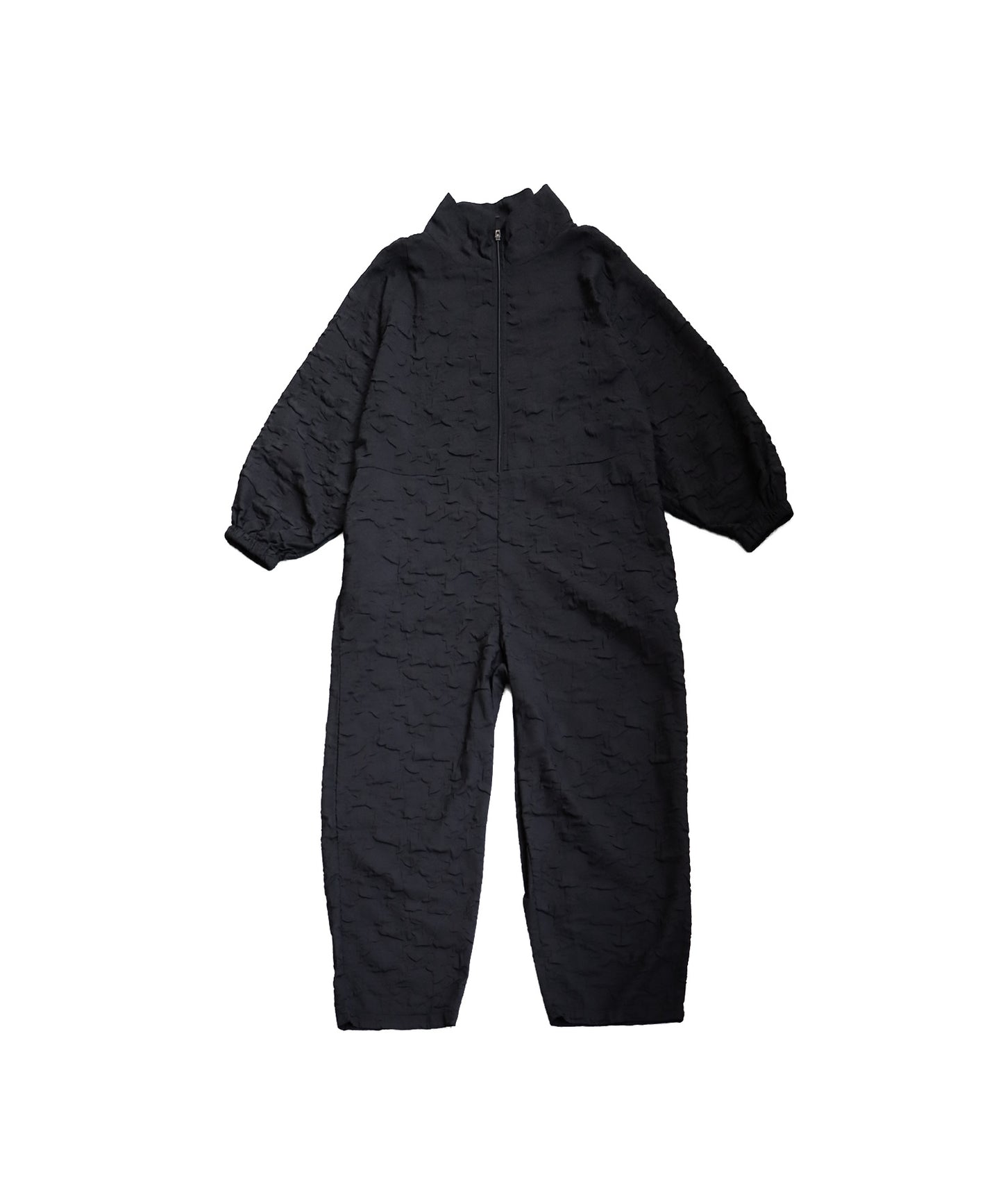 Puffy Jacquard Jumpsuit Ladies