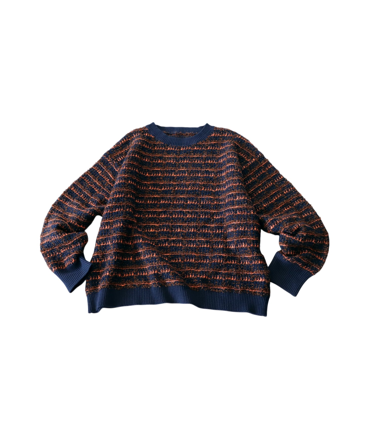 Tweed Style Knit Tops Ladies