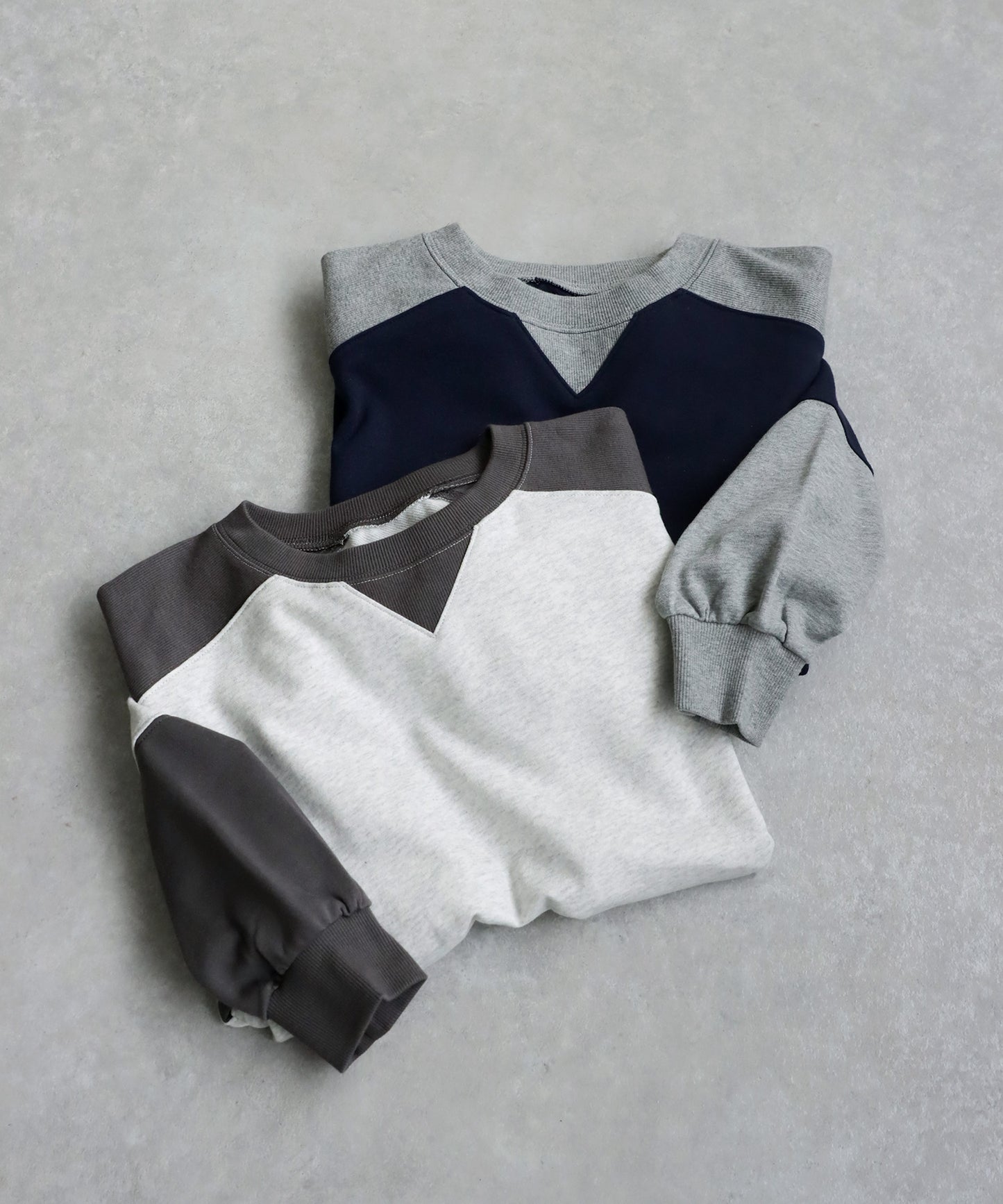Two Colors Fleece Sweatshirt Ladies