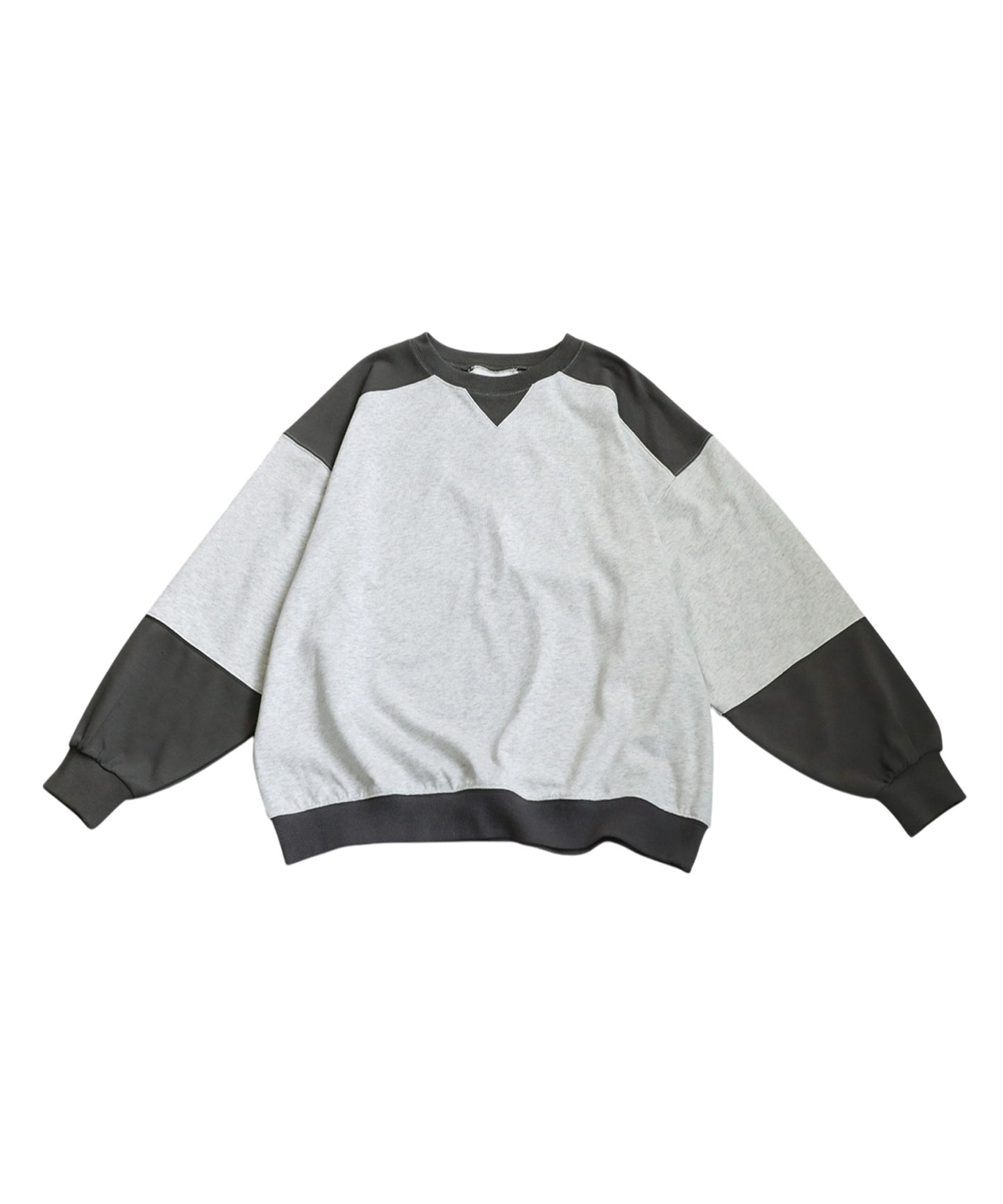 Two Colors Fleece Sweatshirt Ladies