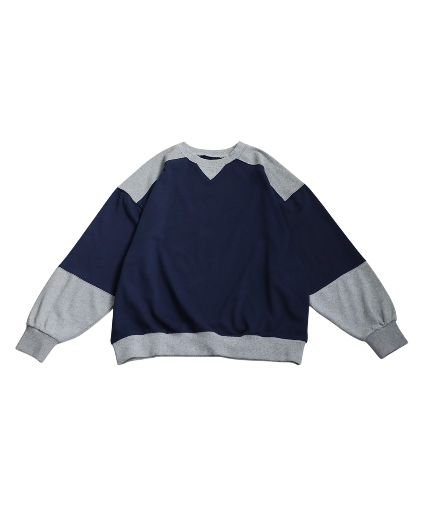 Two Colors Fleece Sweatshirt Ladies
