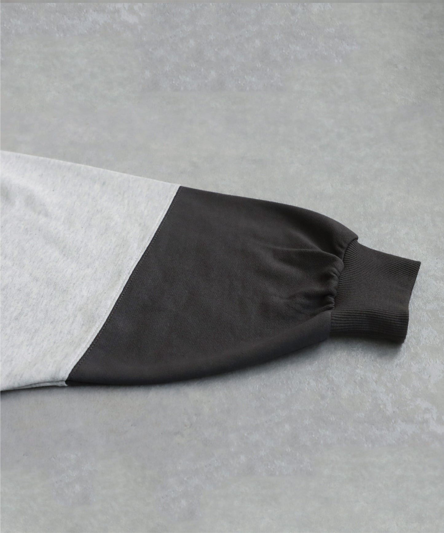 Two Colors Fleece Sweatshirt Ladies