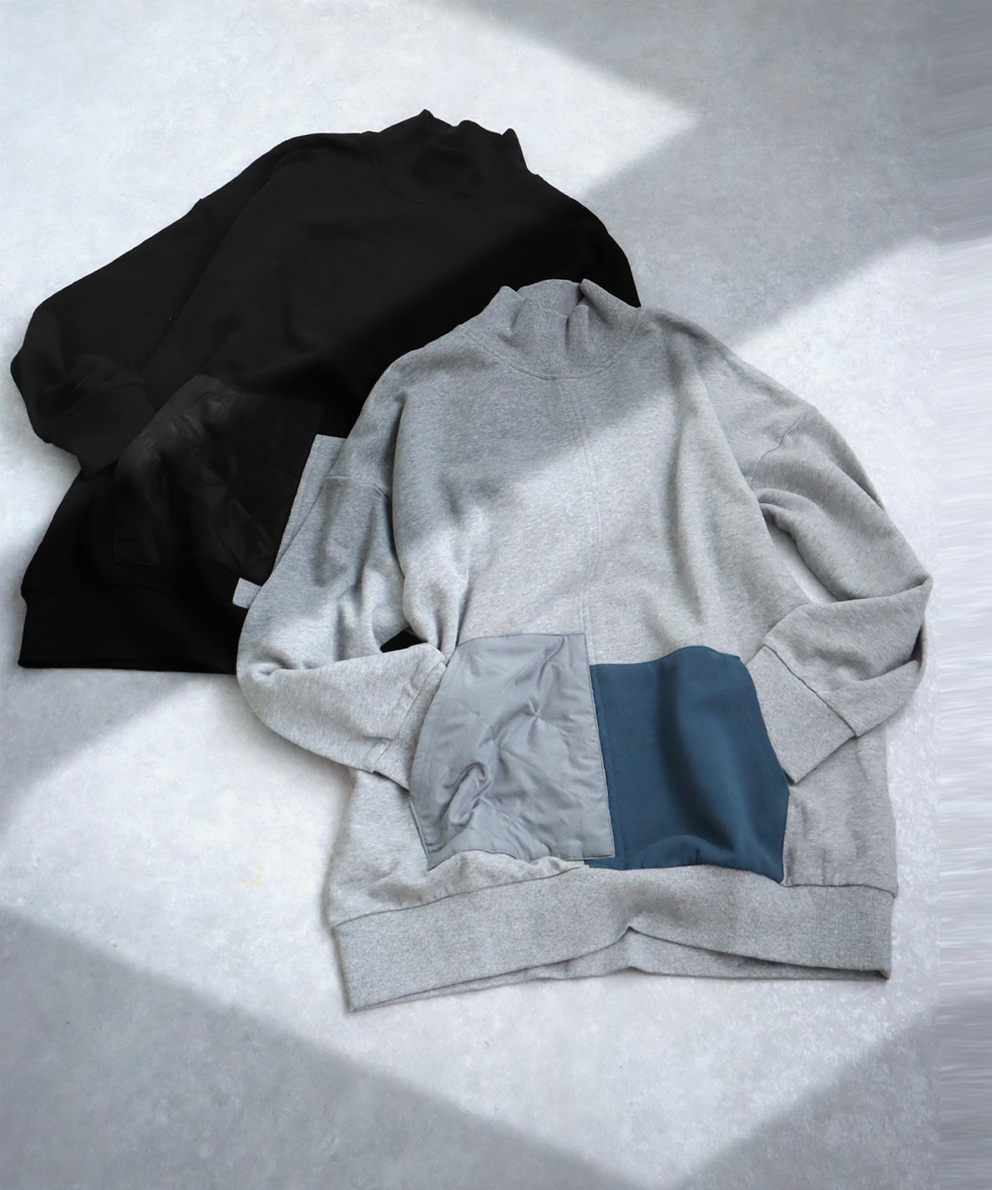 Pocket Color Scheme Tops Men's