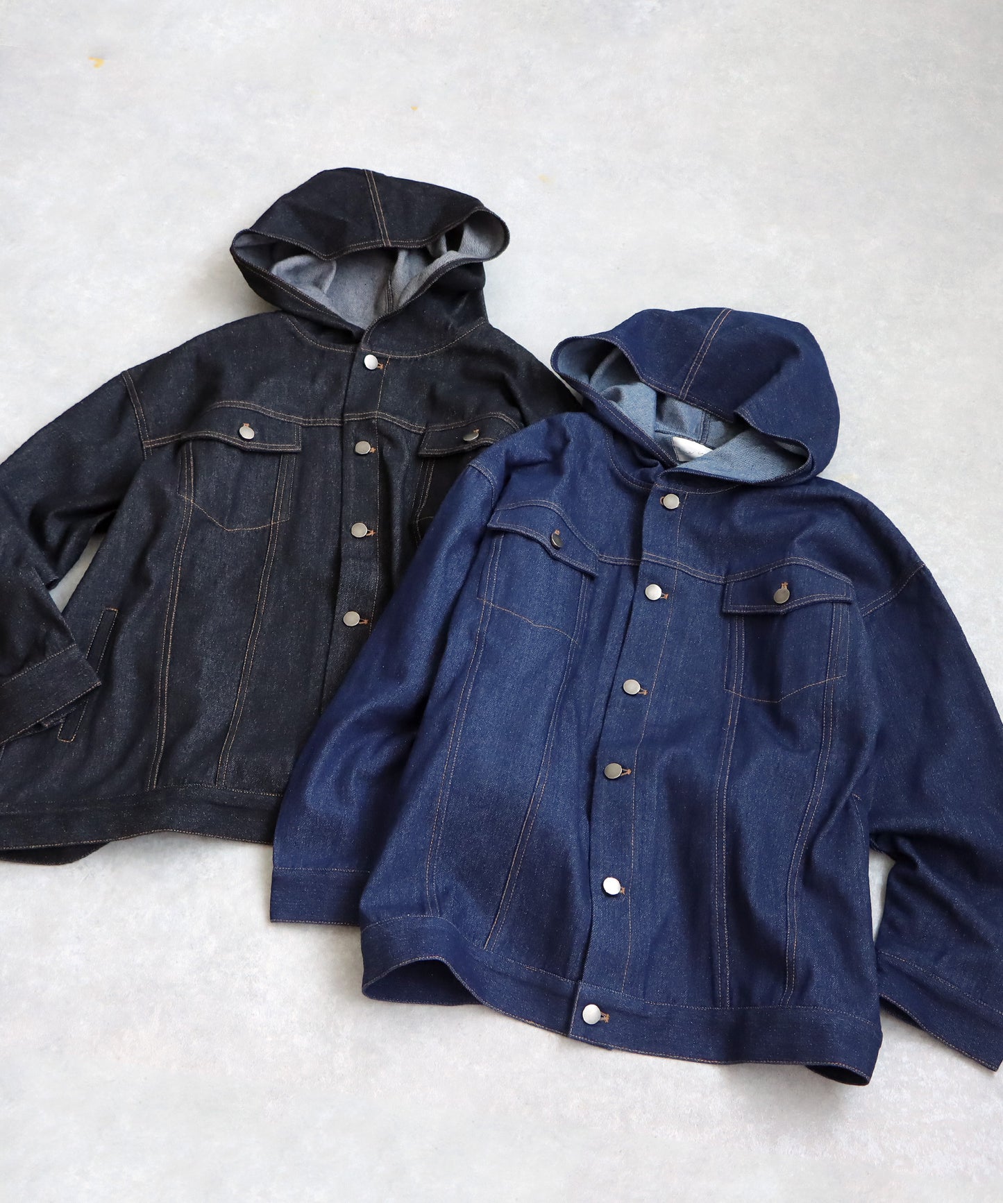 Hood Denim Jacket Men's