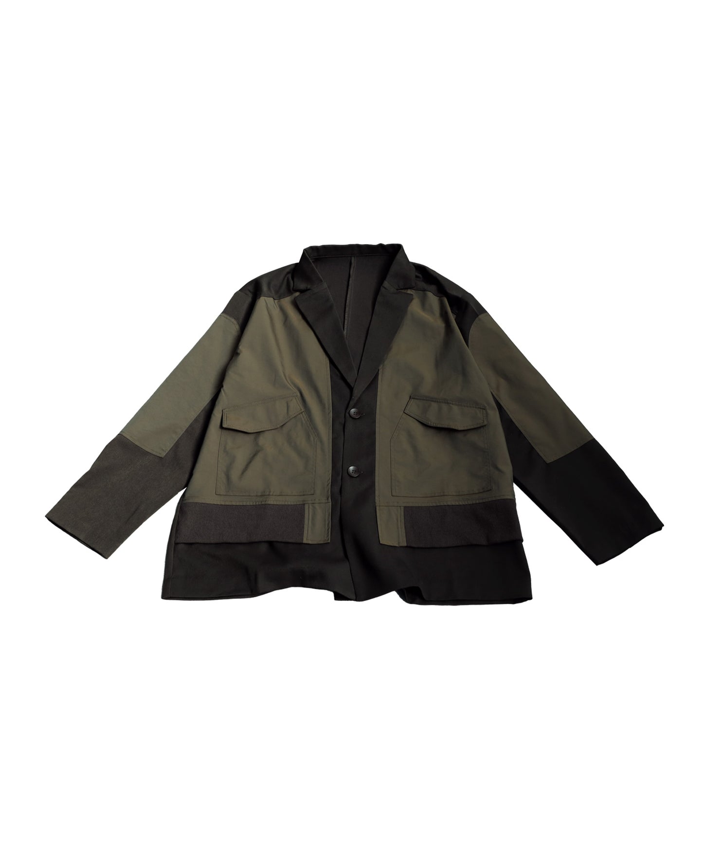 Rib Switching Jacket Men's