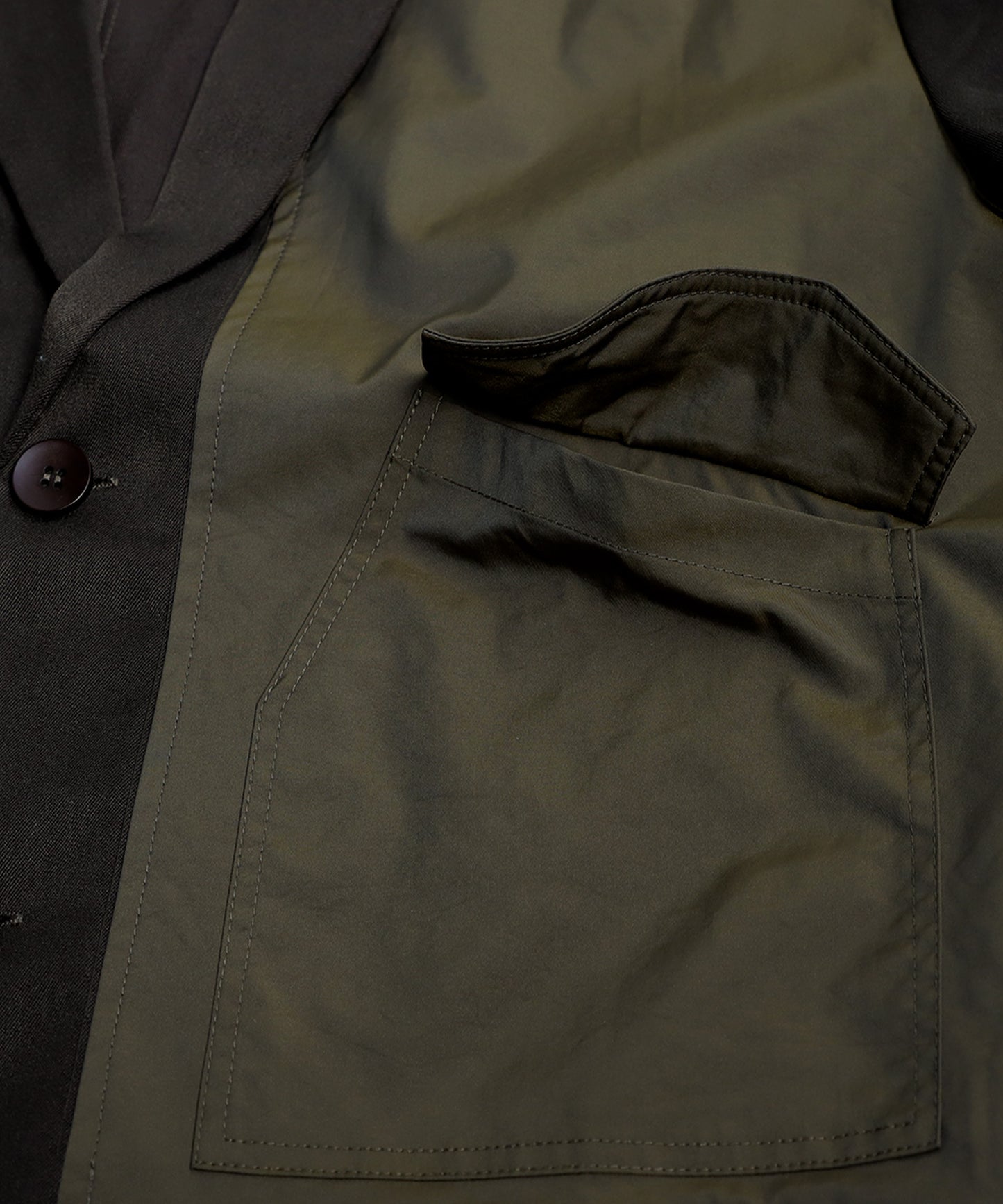 Rib Switching Jacket Men's