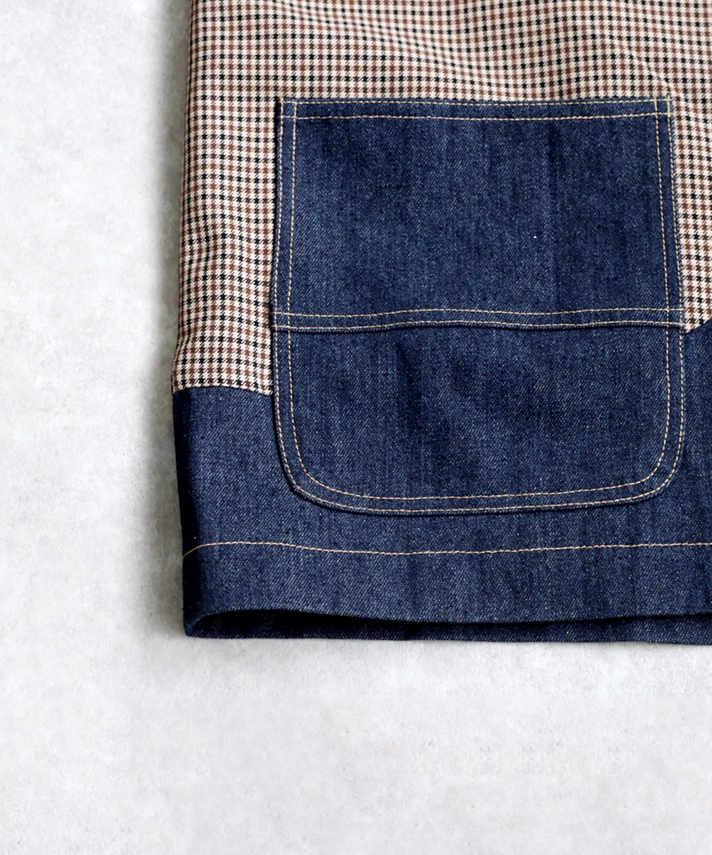 Denim Switching Jacket Men's