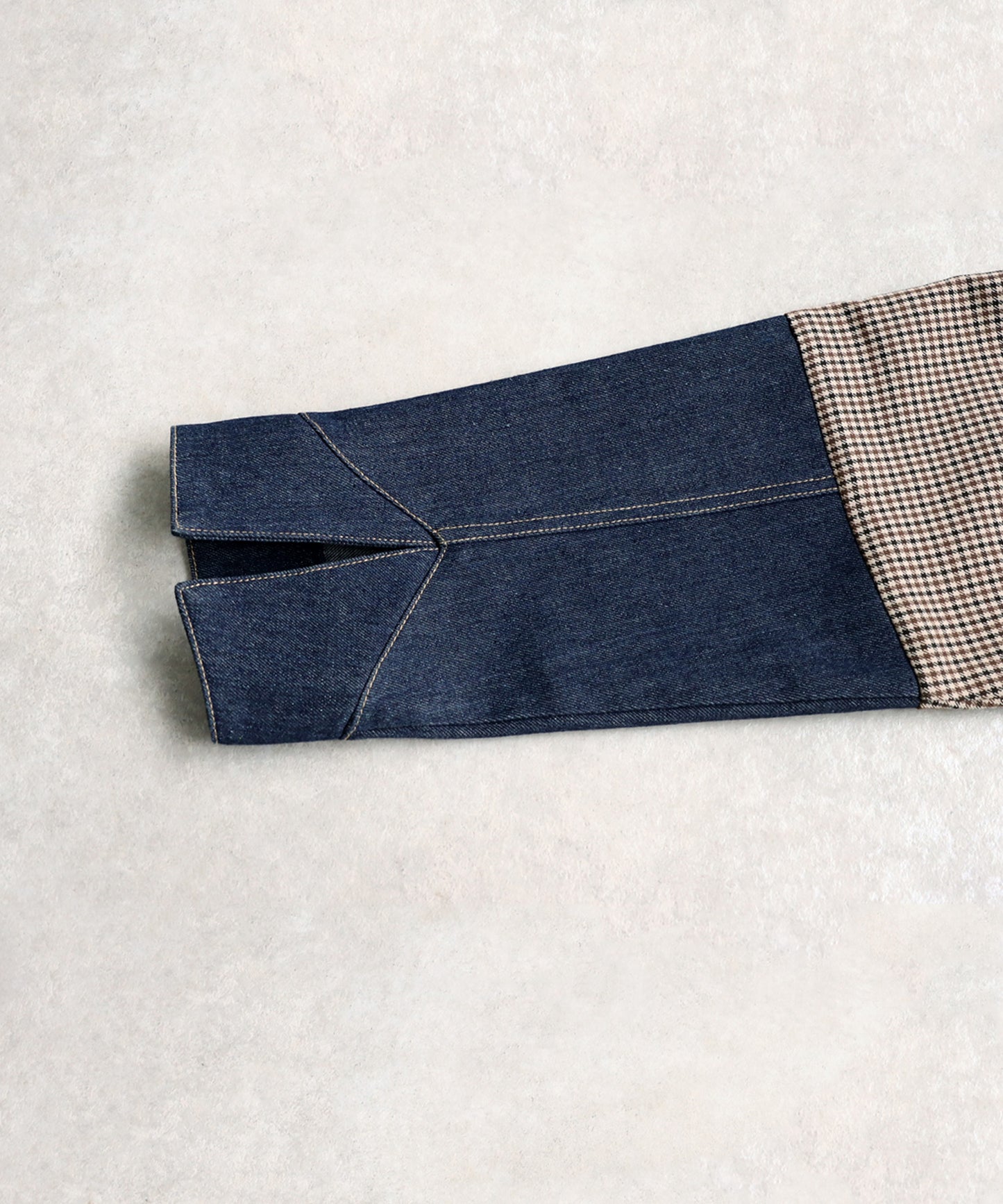 Denim Switching Jacket Men's