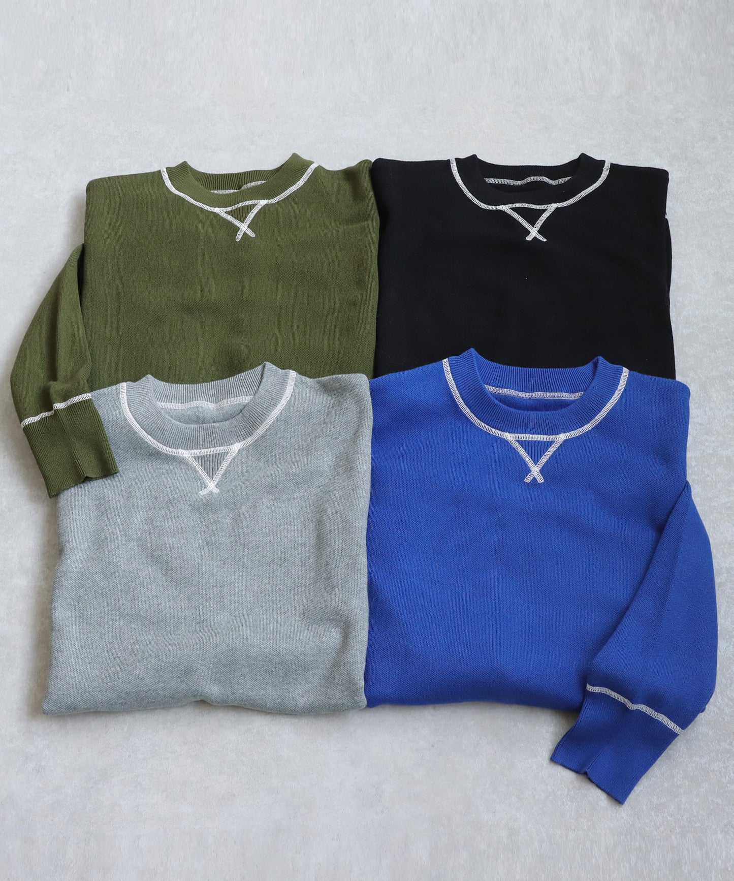 Color Stitch Knit Ladies