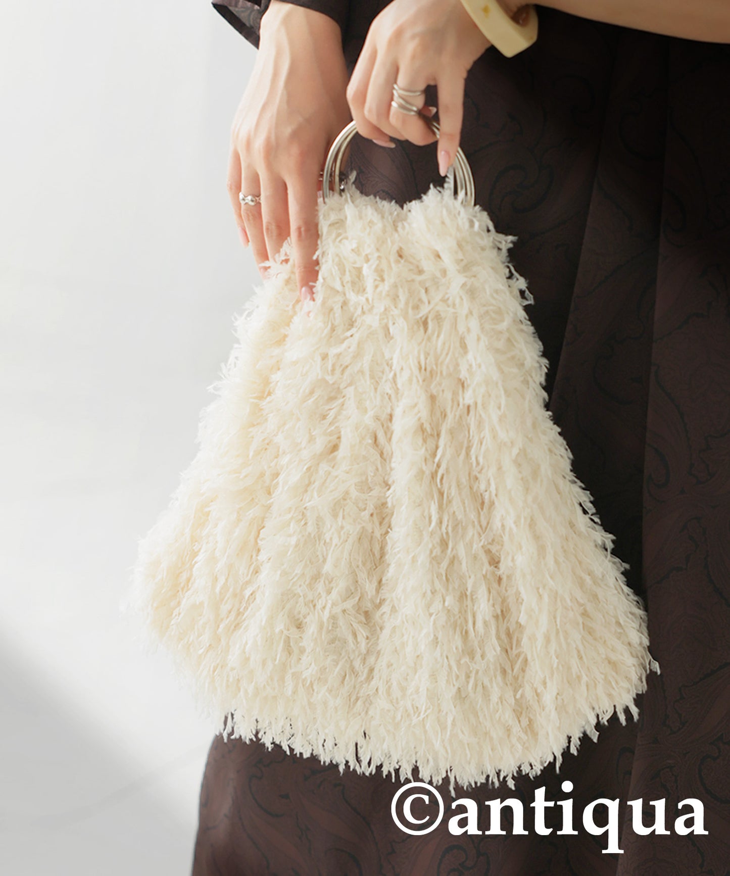 Feather Fringe Bag Ladies