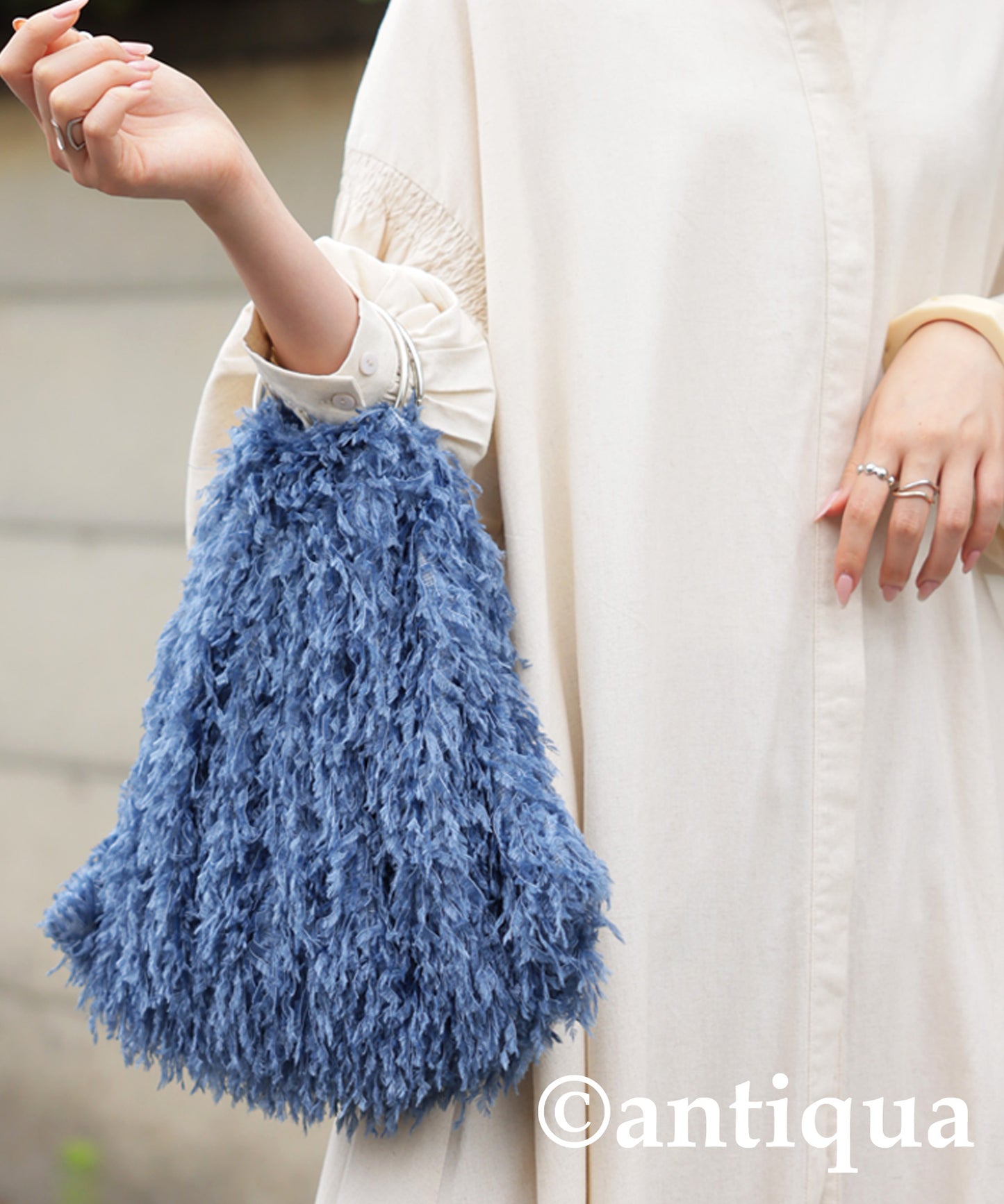 Feather Fringe Bag Ladies