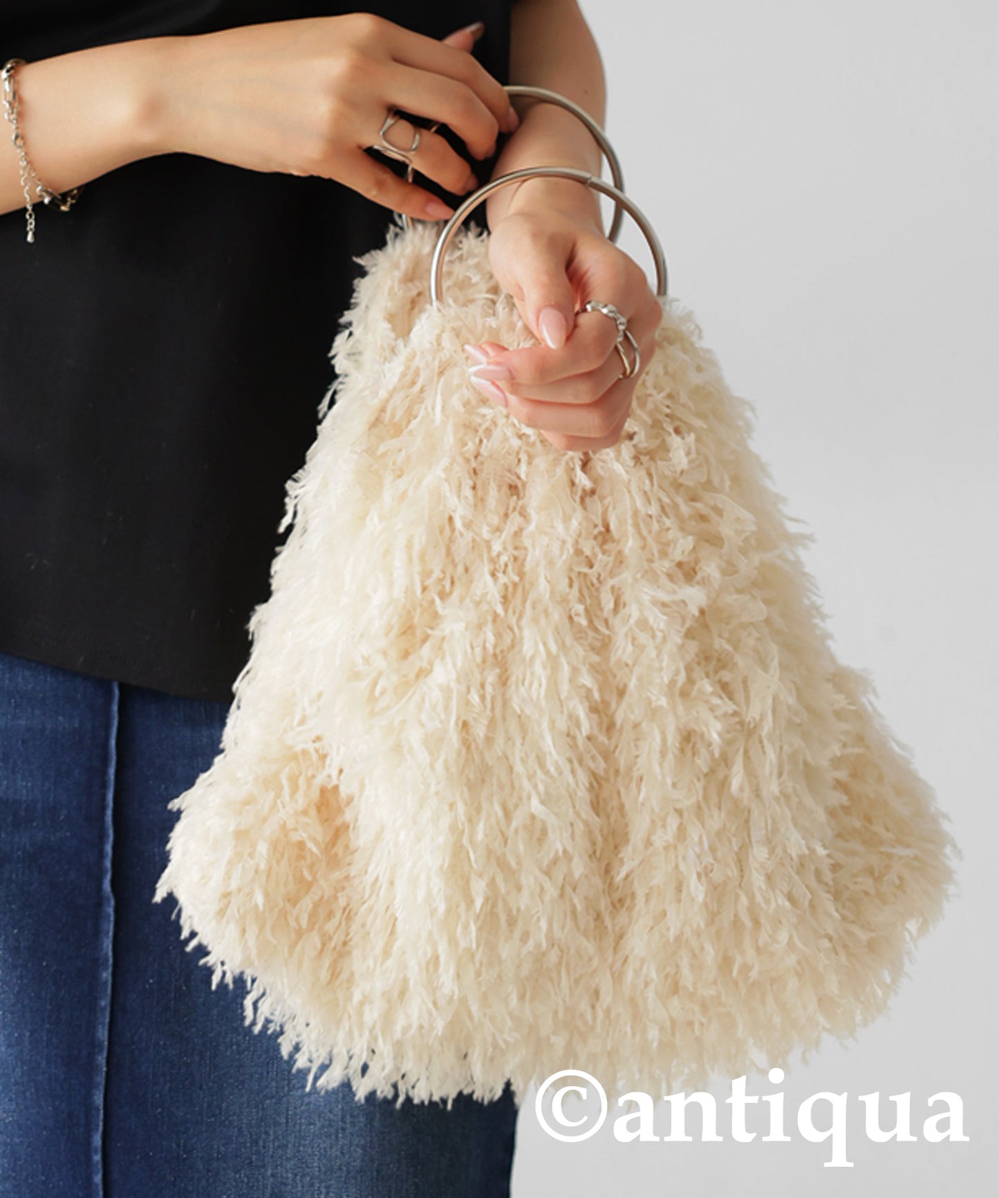 Feather Fringe Bag Ladies