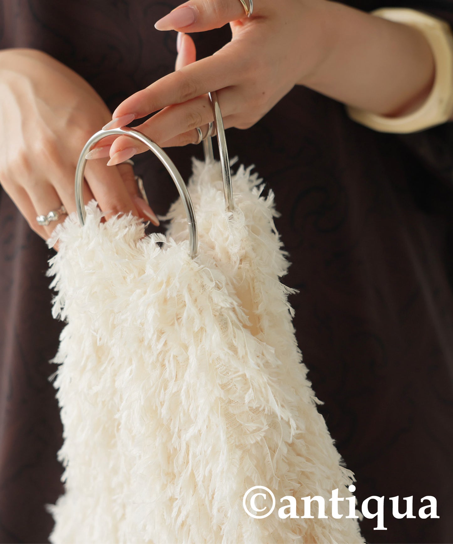 Feather Fringe Bag Ladies