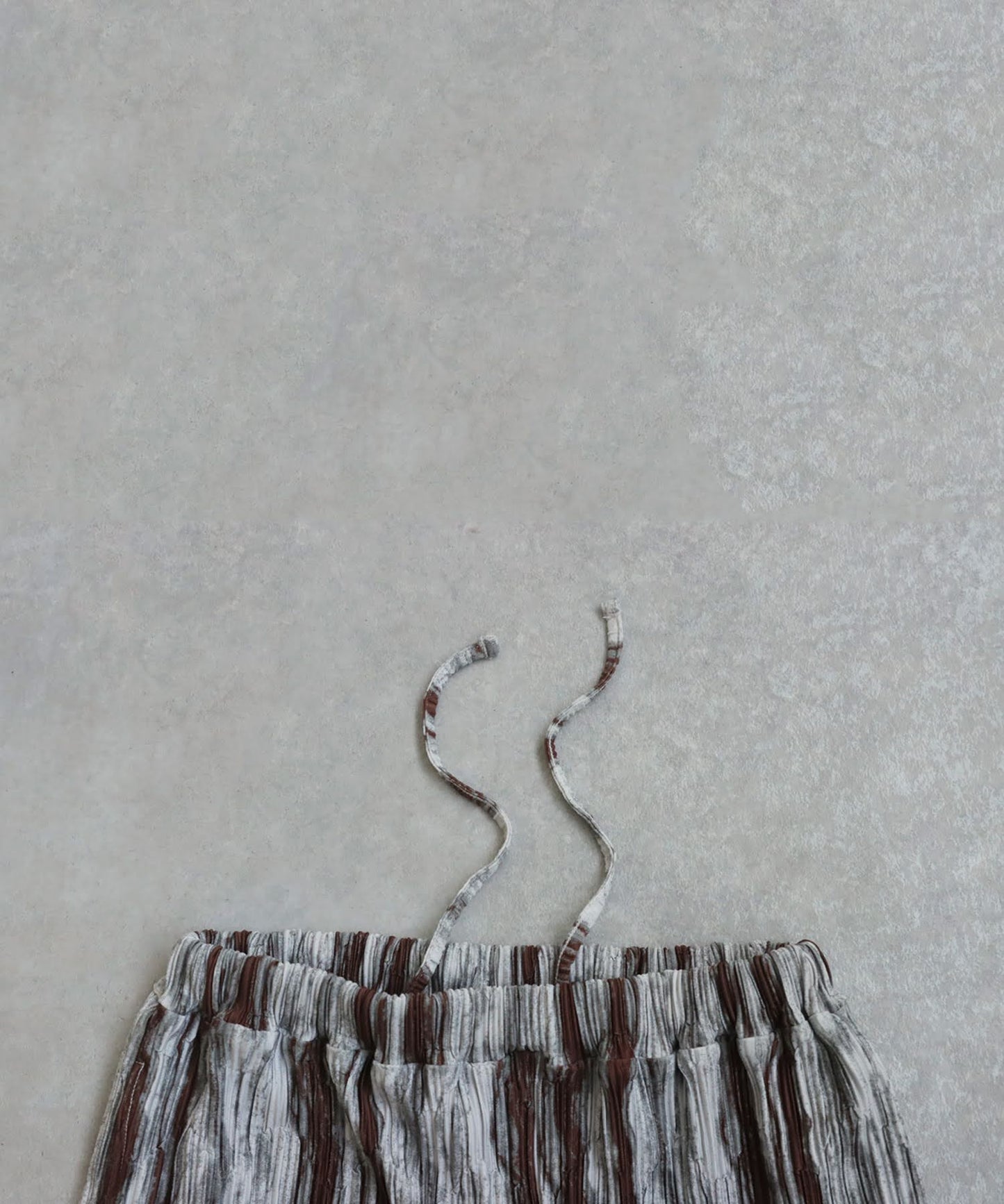 Ladies Striped Pleated Pants