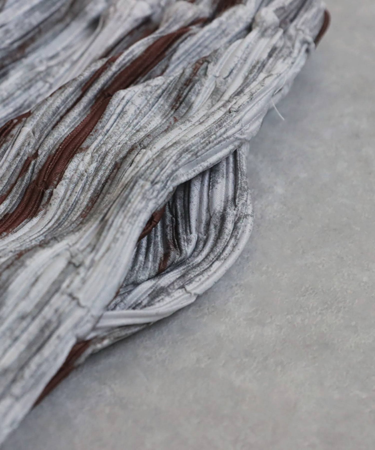 Ladies Striped Pleated Pants