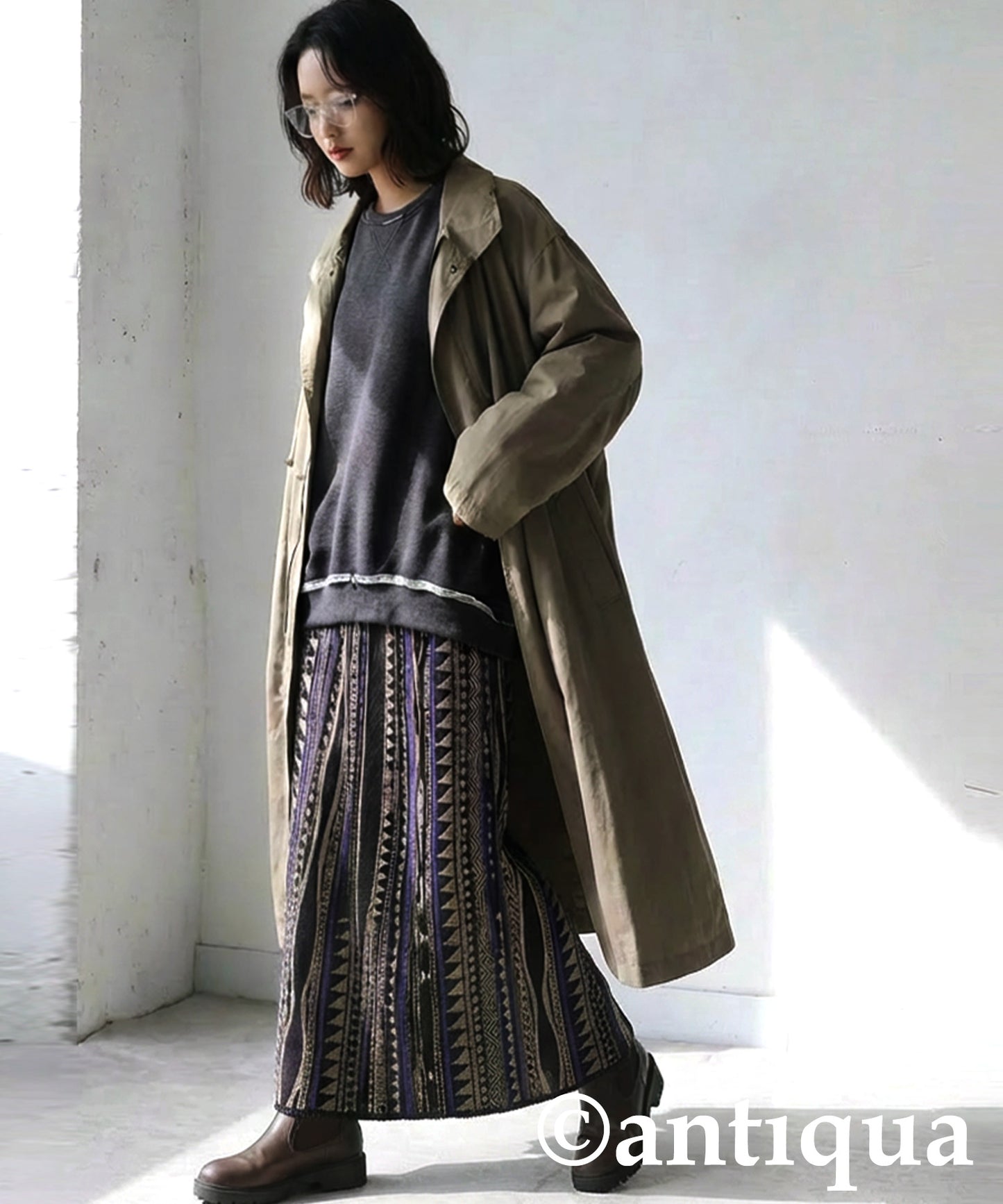 Raw-Edge Fleece Sweatshirt Ladies