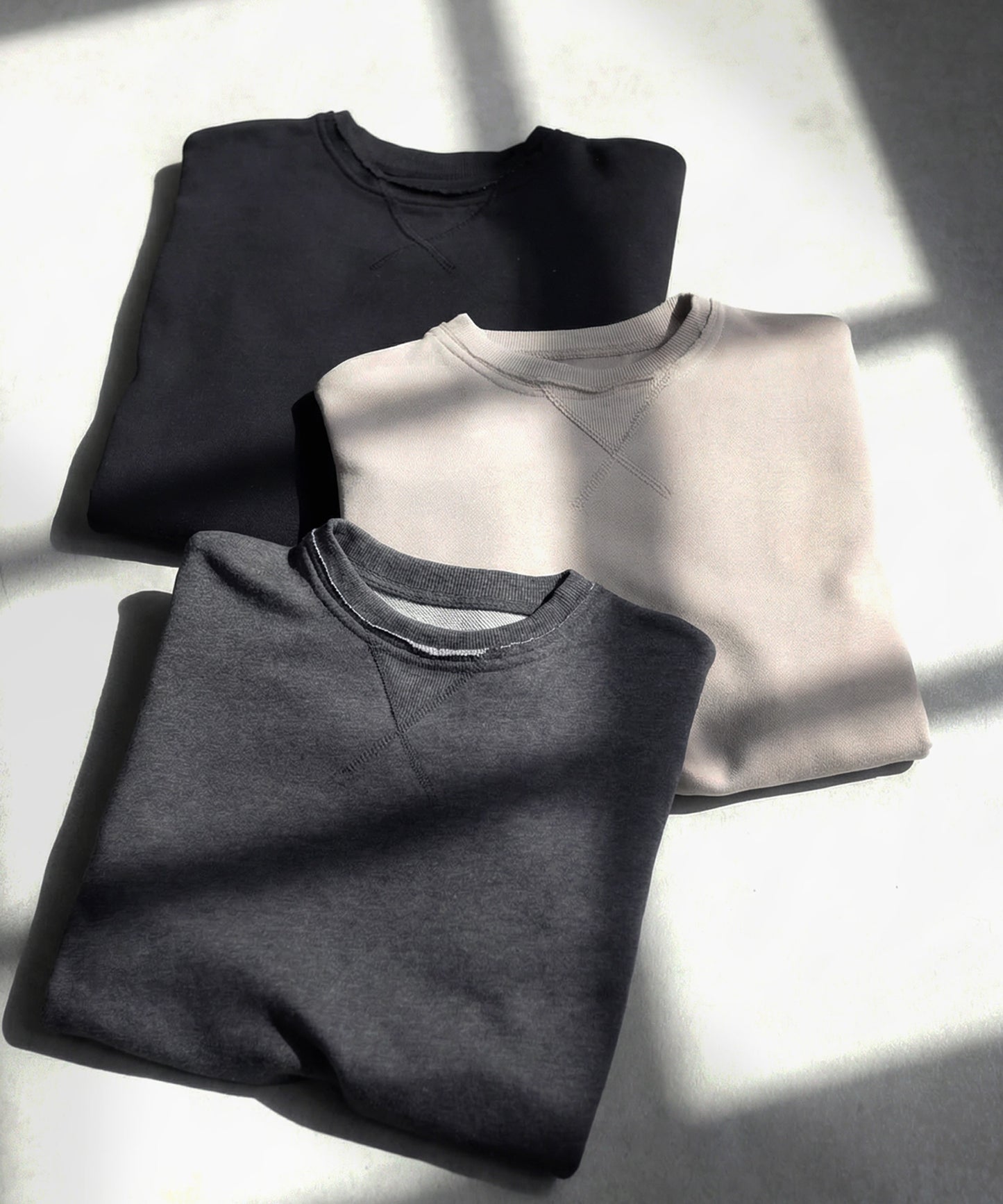 Raw-Edge Fleece Sweatshirt Ladies