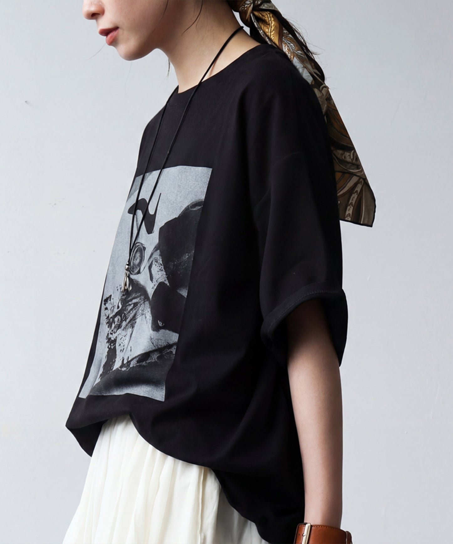100% Cotton Crew Neck Photo T-Shirt Ladies