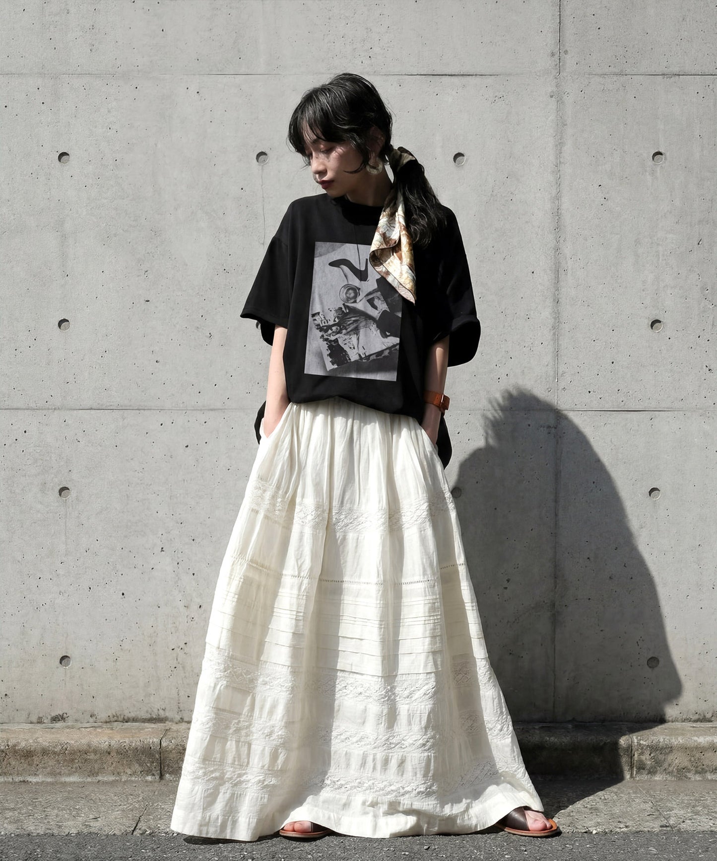 100% Cotton Crew Neck Photo T-Shirt Ladies